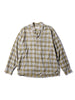 NorMo Vintage / 50's  60's "IVY LEAGUE FASHONED" YELLOW CHECK BD SHIRTS SIZE L SANFORIZED