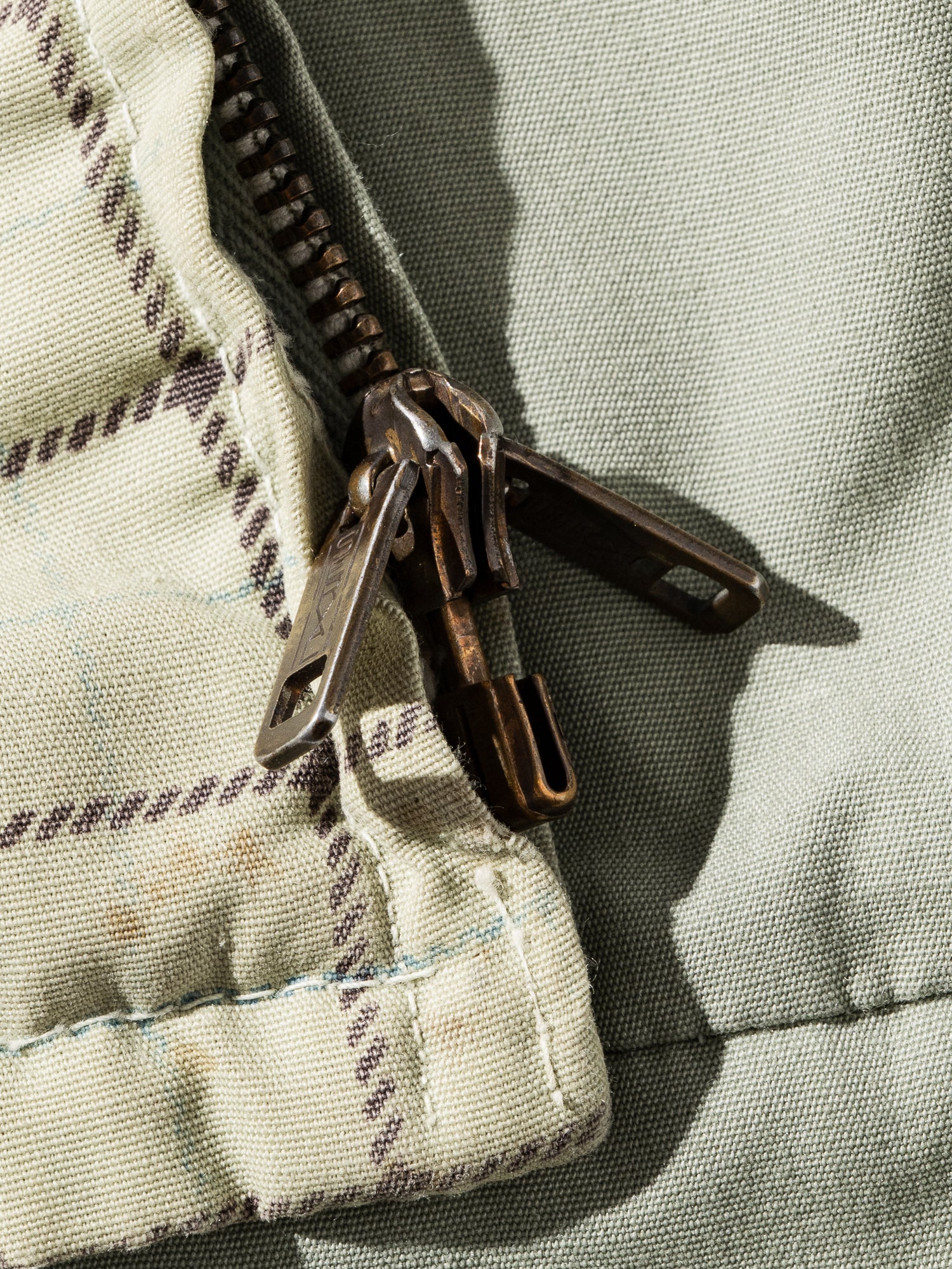 NorMo Vintage / 50's  60's ”TRENDS CALIFRNIA” REVERSIBLE JK GRN チェック×無地
