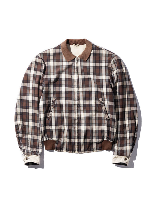 NorMo Vintage / 50's  60's REVERSIBLE JK BRN チェック×無地