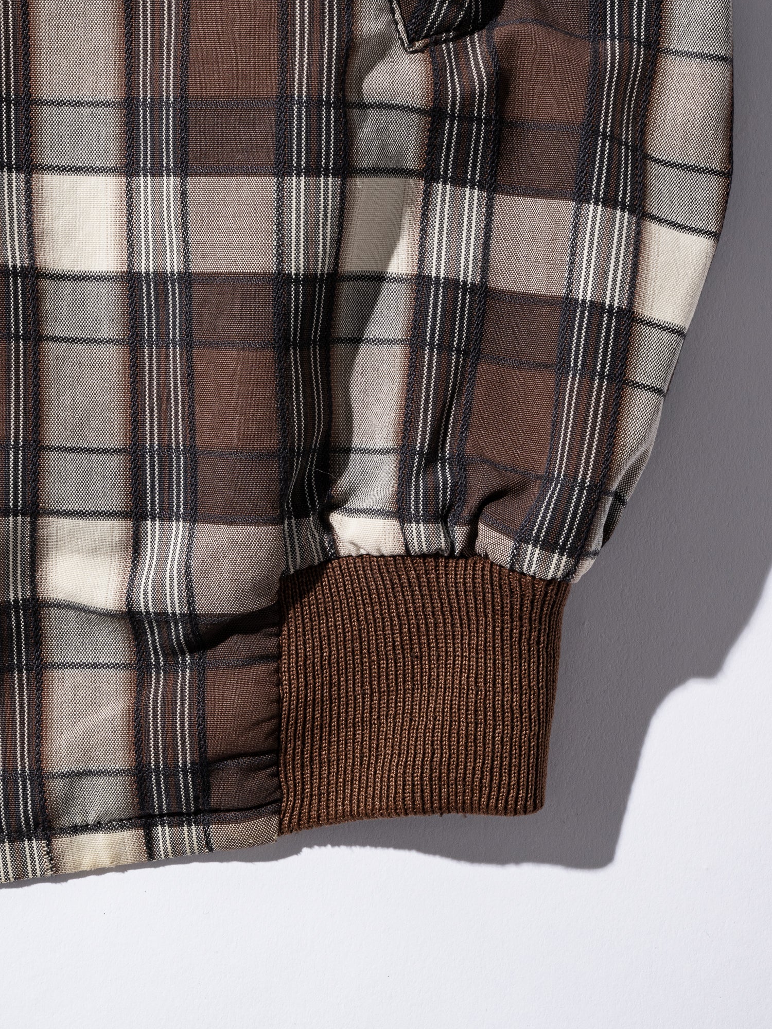 NorMo Vintage / 50's  60's REVERSIBLE JK BRN チェック×無地