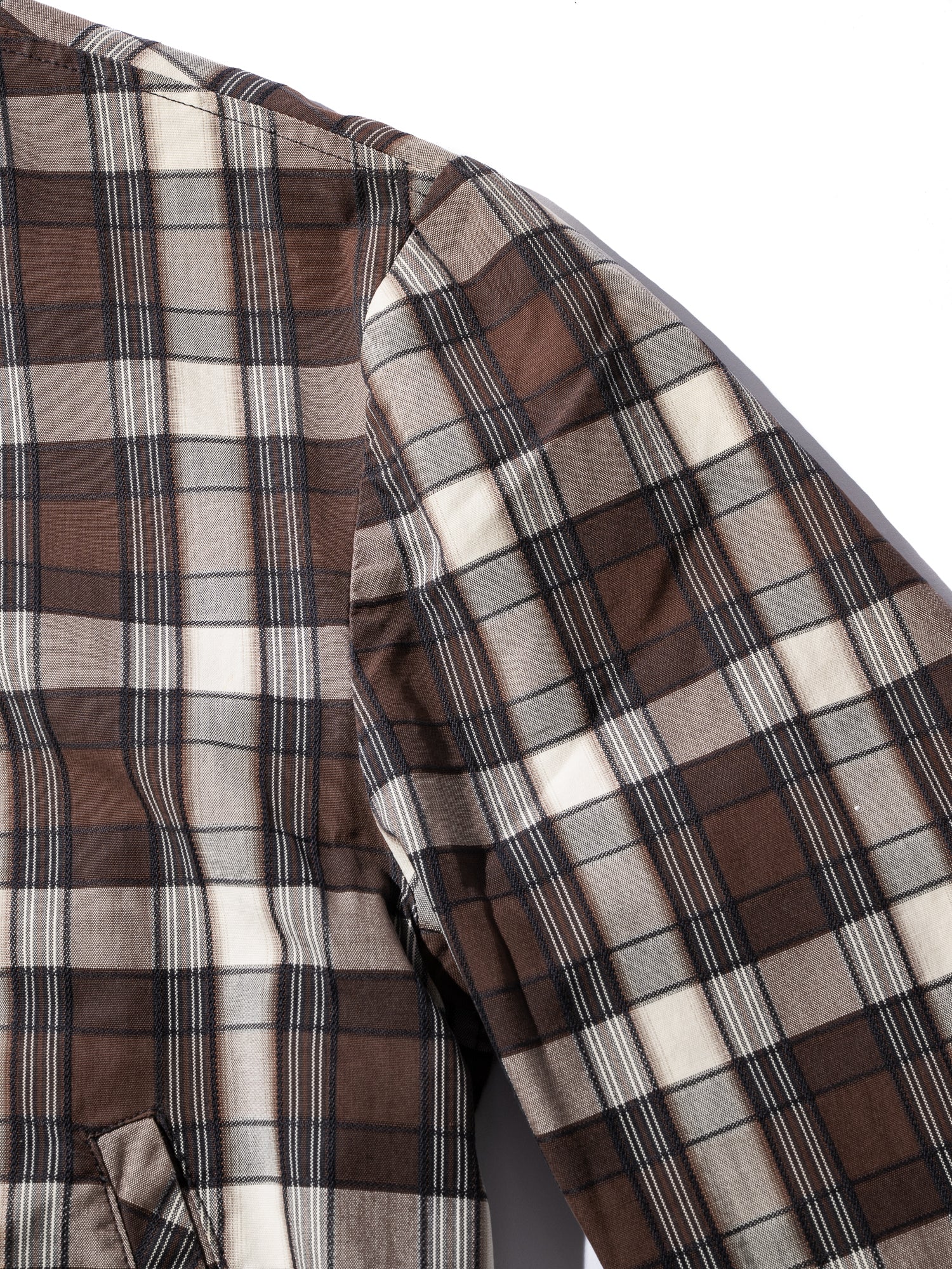 NorMo Vintage / 50's  60's REVERSIBLE JK BRN チェック×無地