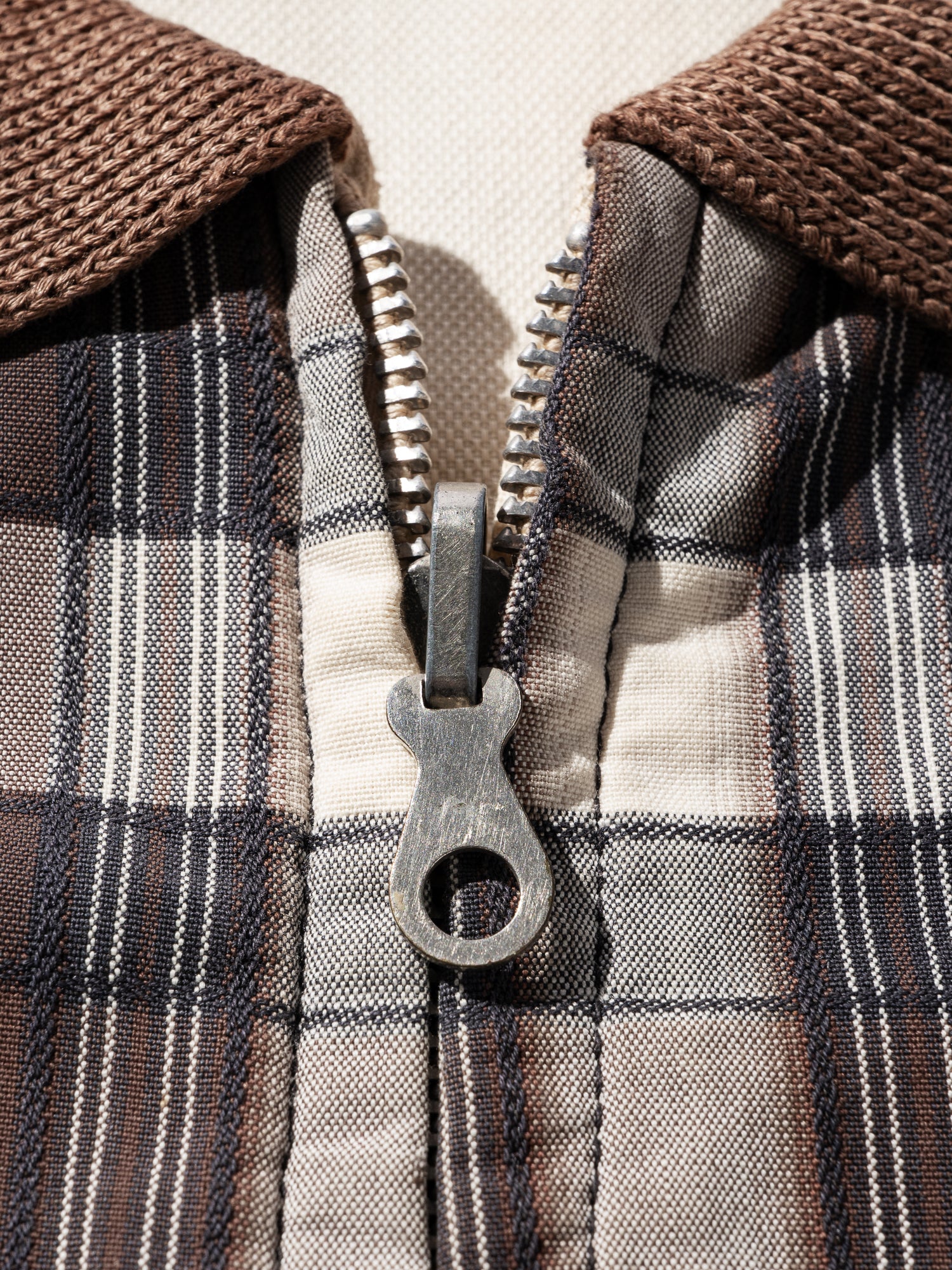 NorMo Vintage / 50's  60's REVERSIBLE JK BRN チェック×無地