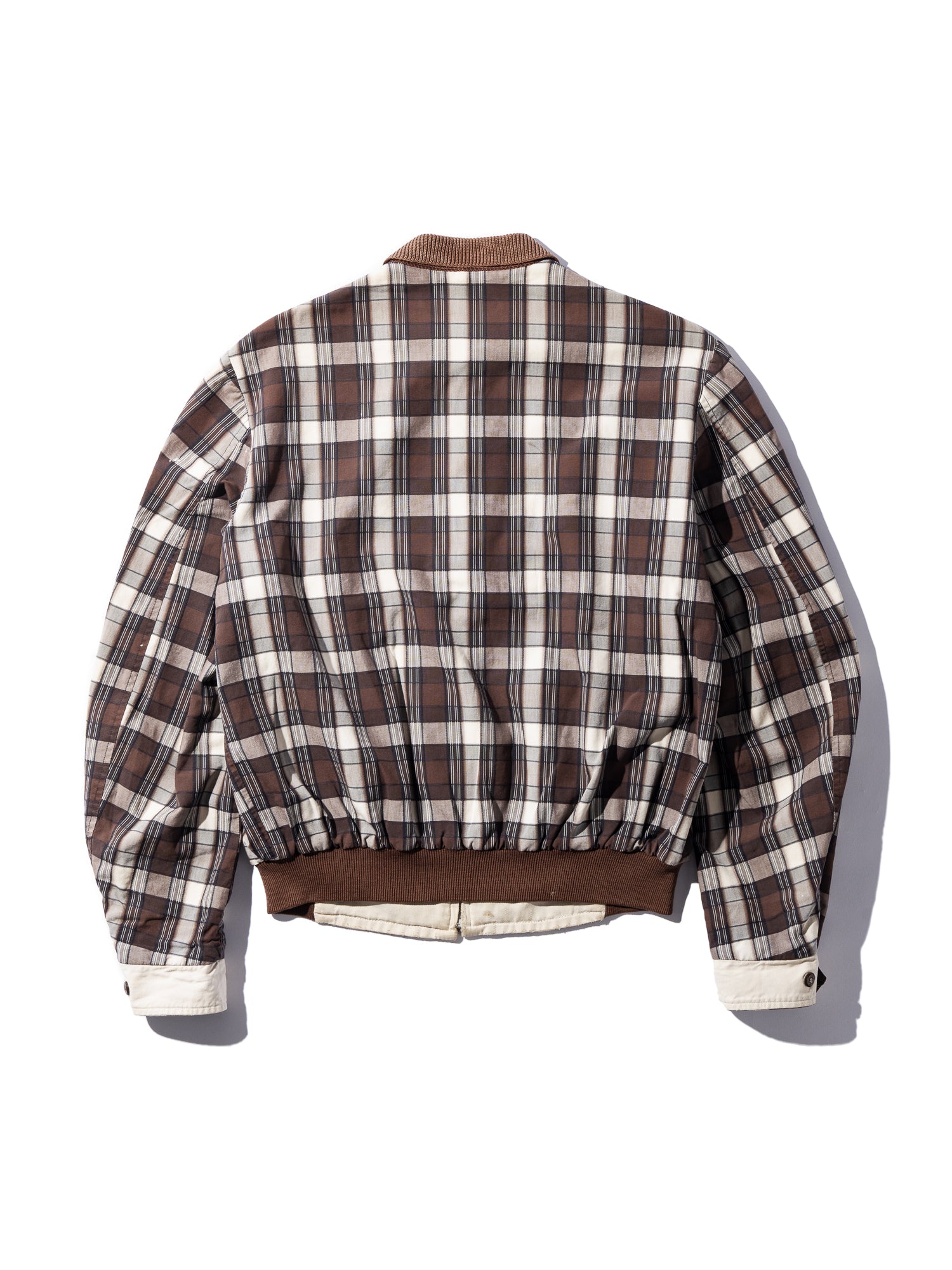 NorMo Vintage / 50's  60's REVERSIBLE JK BRN チェック×無地