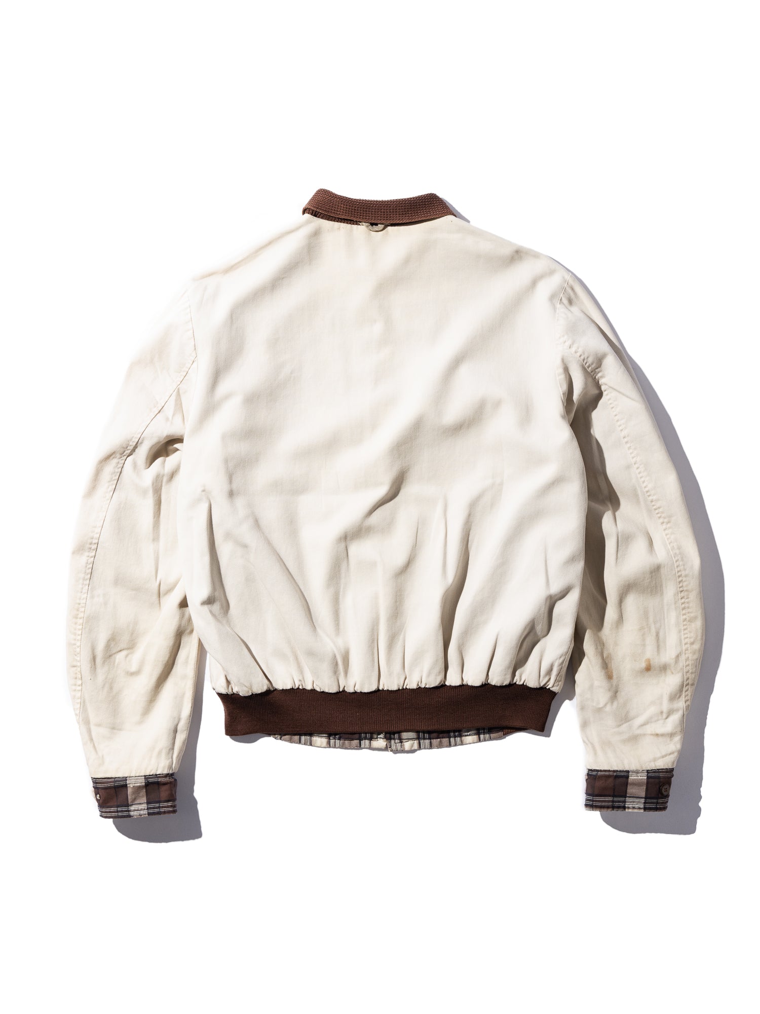 NorMo Vintage / 50's  60's REVERSIBLE JK BRN チェック×無地