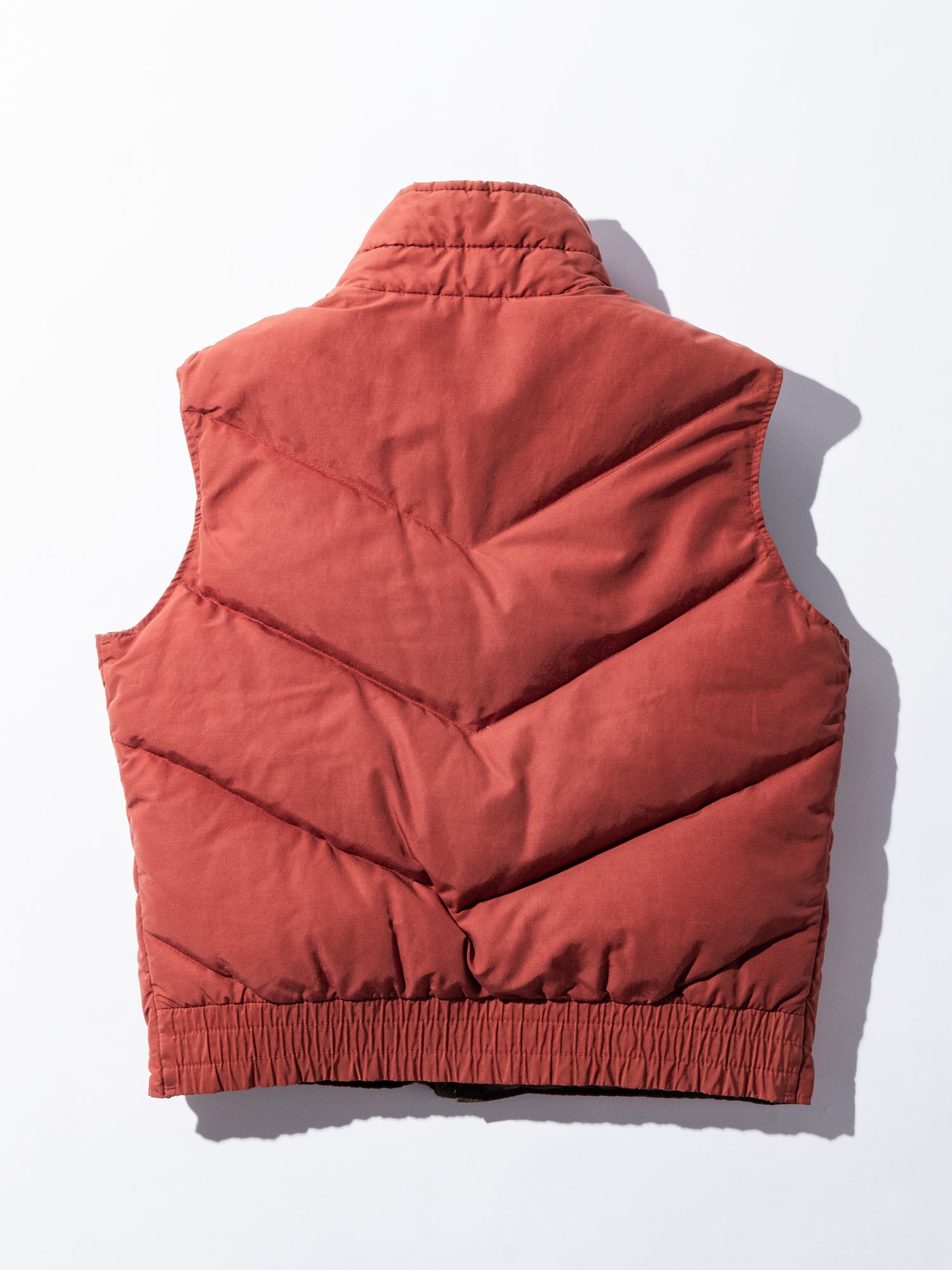 NorMo Vintage / 60's 70's "WOOL RICH" DOWN VEST ORG SIZE M T/C 60/40CLOTH OLD OUTDOOR