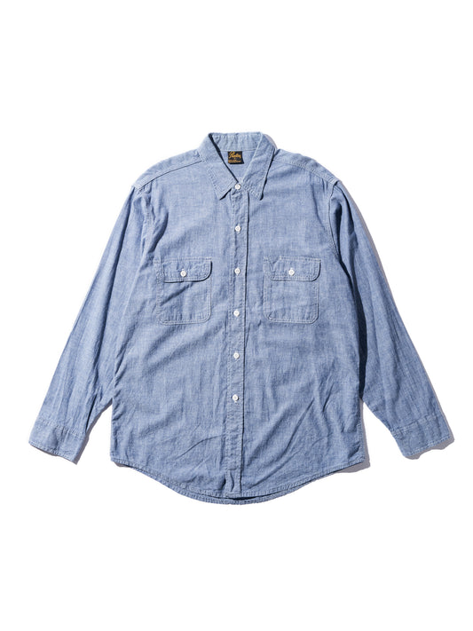 NorMo Vintage / PRENTIS CHAMBRAY WORK SHIR SIZE L MADE IN USA