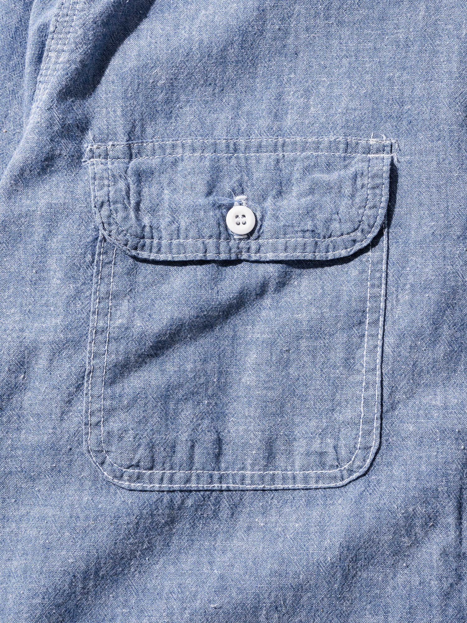 NorMo Vintage / PRENTIS CHAMBRAY WORK SHIR SIZE L MADE IN USA