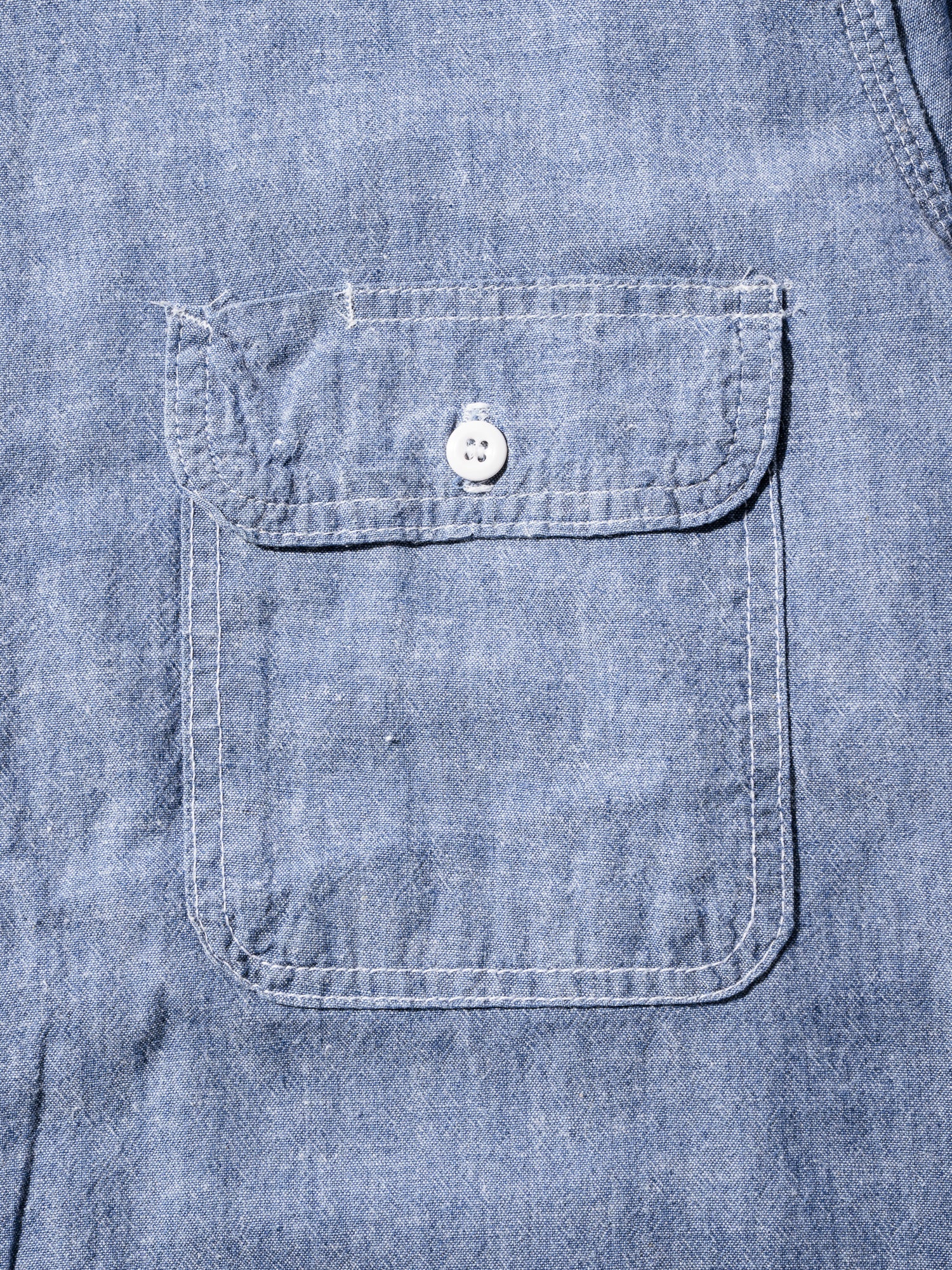 NorMo Vintage / PRENTIS CHAMBRAY WORK SHIR SIZE L MADE IN USA