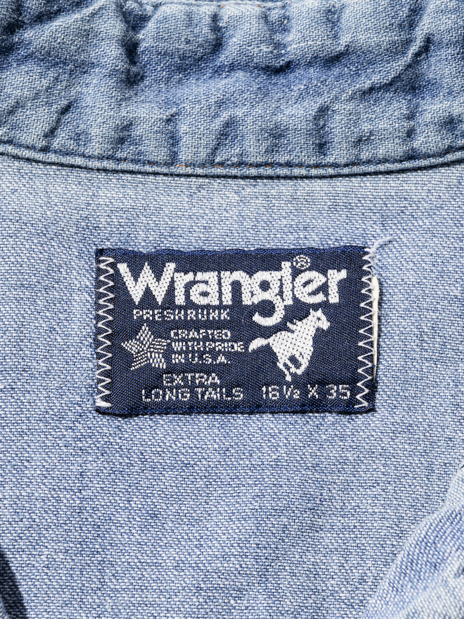 NorMo Vintage / WRANGLER DENIM WESTERN SHIRTS SIZE 16 1/2