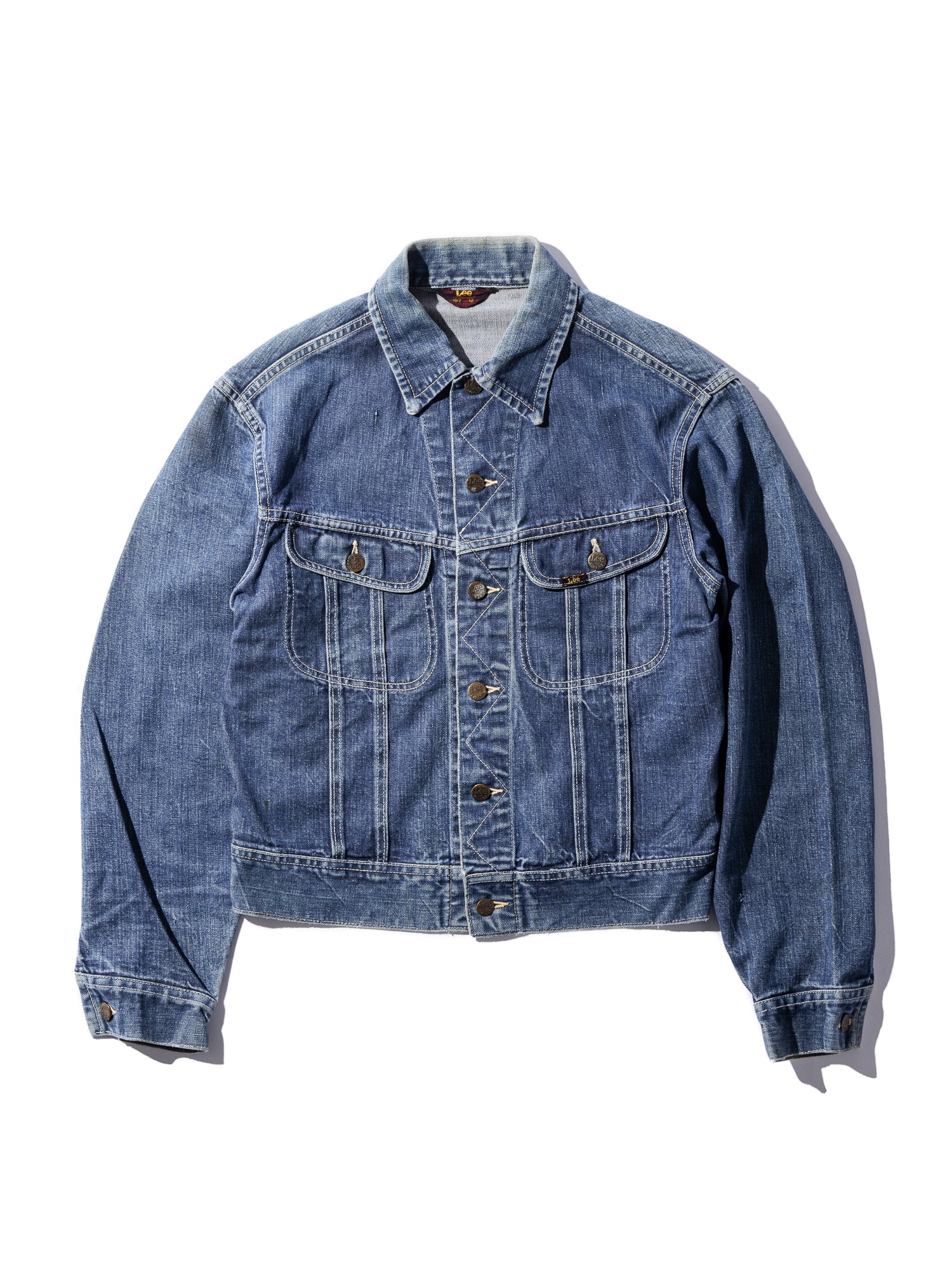 NorMo Vintage / 50's "LEE"101 J DENIM JK SIZE 40 三角赤TAB ユニオンチケット