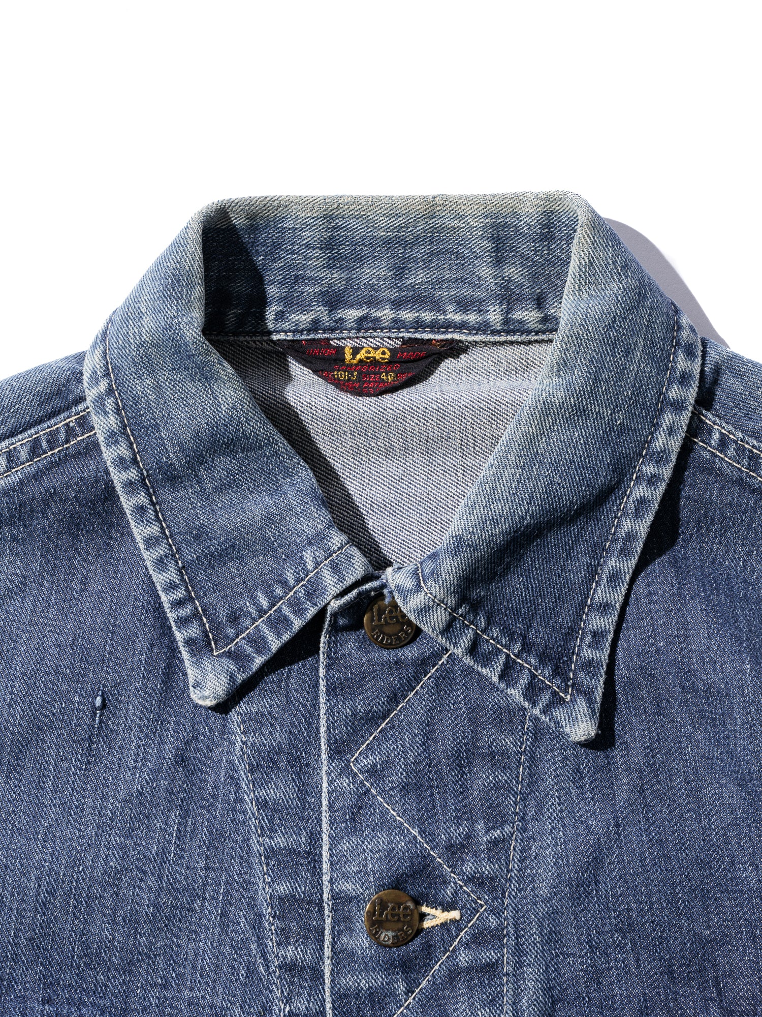 NorMo Vintage / 50's "LEE"101 J DENIM JK SIZE 40 三角赤TAB ユニオンチケット