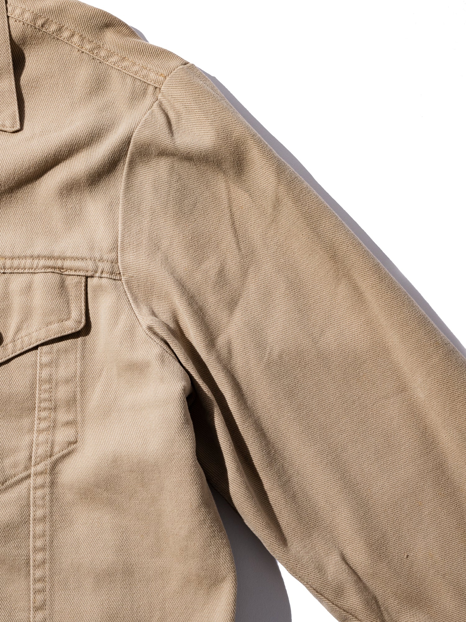 NorMo Vintage / 70's "LIEVI'S" TWILL JK BEG SIZE 44 シロTAB スモール"e"