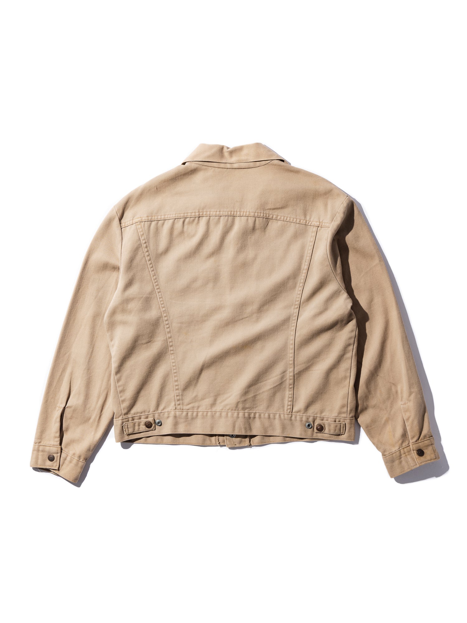 NorMo Vintage / 70's "LIEVI'S" TWILL JK BEG SIZE 44 シロTAB スモール"e"