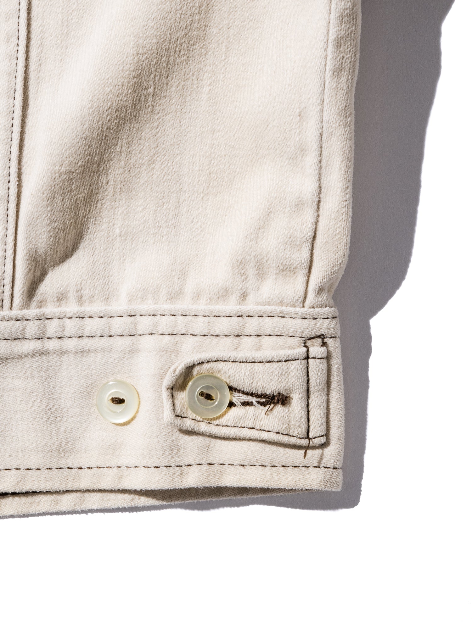 NorMo Vintage / 70's "LEE" PEACHSKIN JK BEG SIZE L-R MADE INUSA