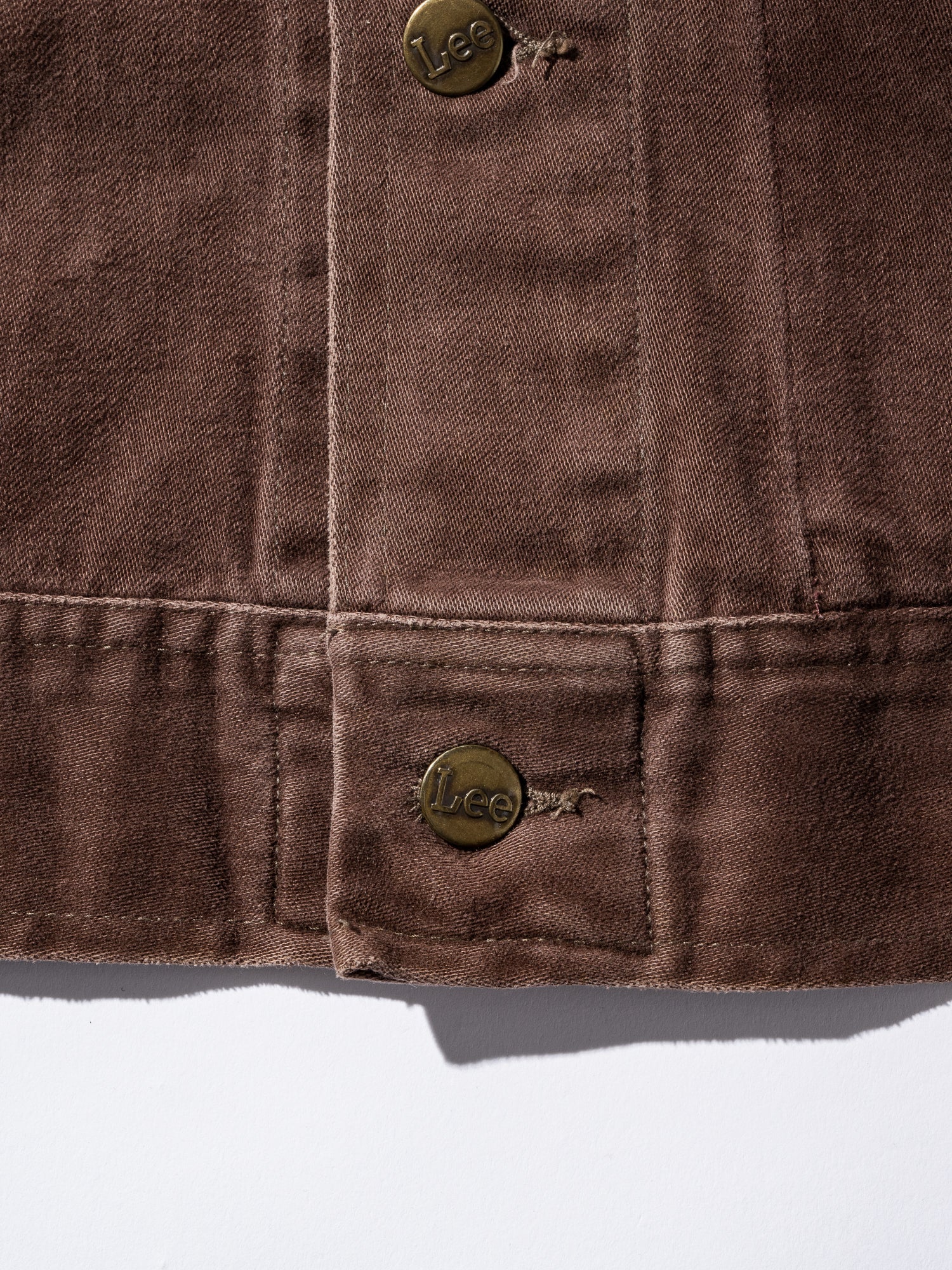 NorMo Vintage / 70's "LEE" PEACH SKIN JK BRN