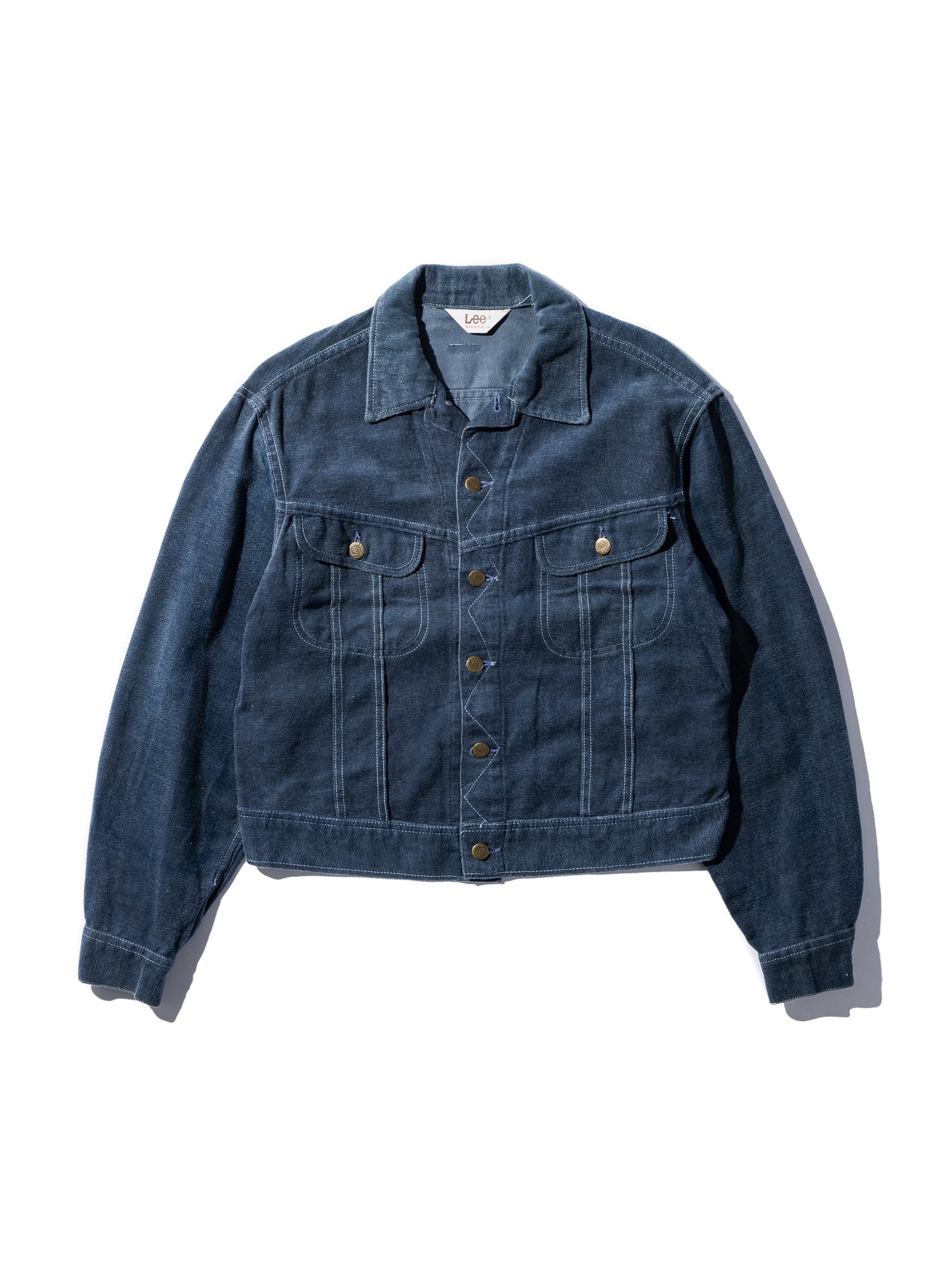 NorMo Vintage / 70's "LEE" RIDERS COTTON SUEDE JK NVY