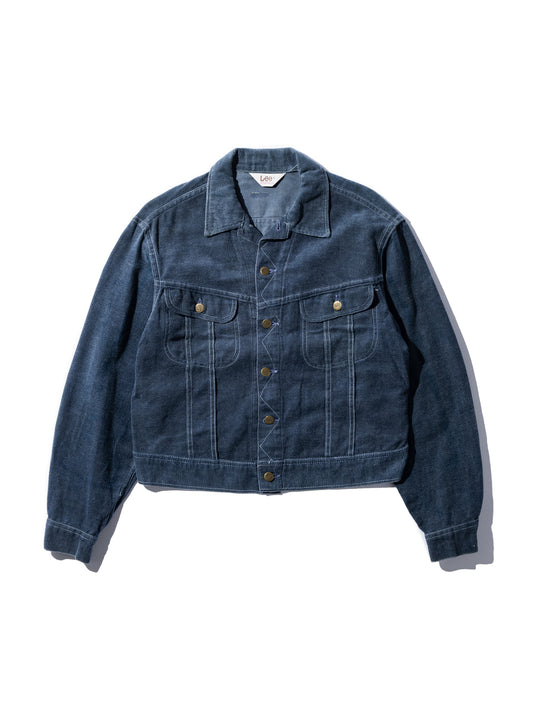 NorMo Vintage / 70's "LEE" RIDERS COTTON SUEDE JK NVY