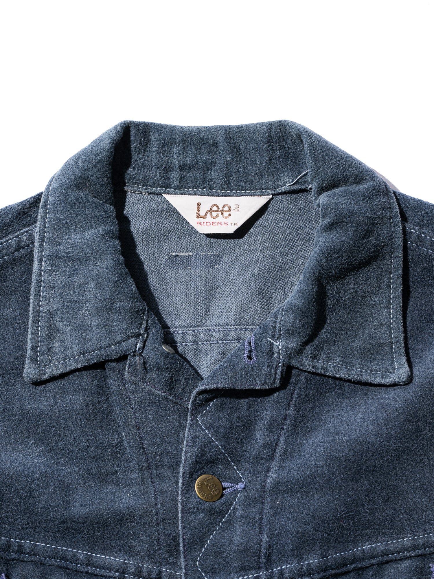 NorMo Vintage / 70's "LEE" RIDERS COTTON SUEDE JK NVY
