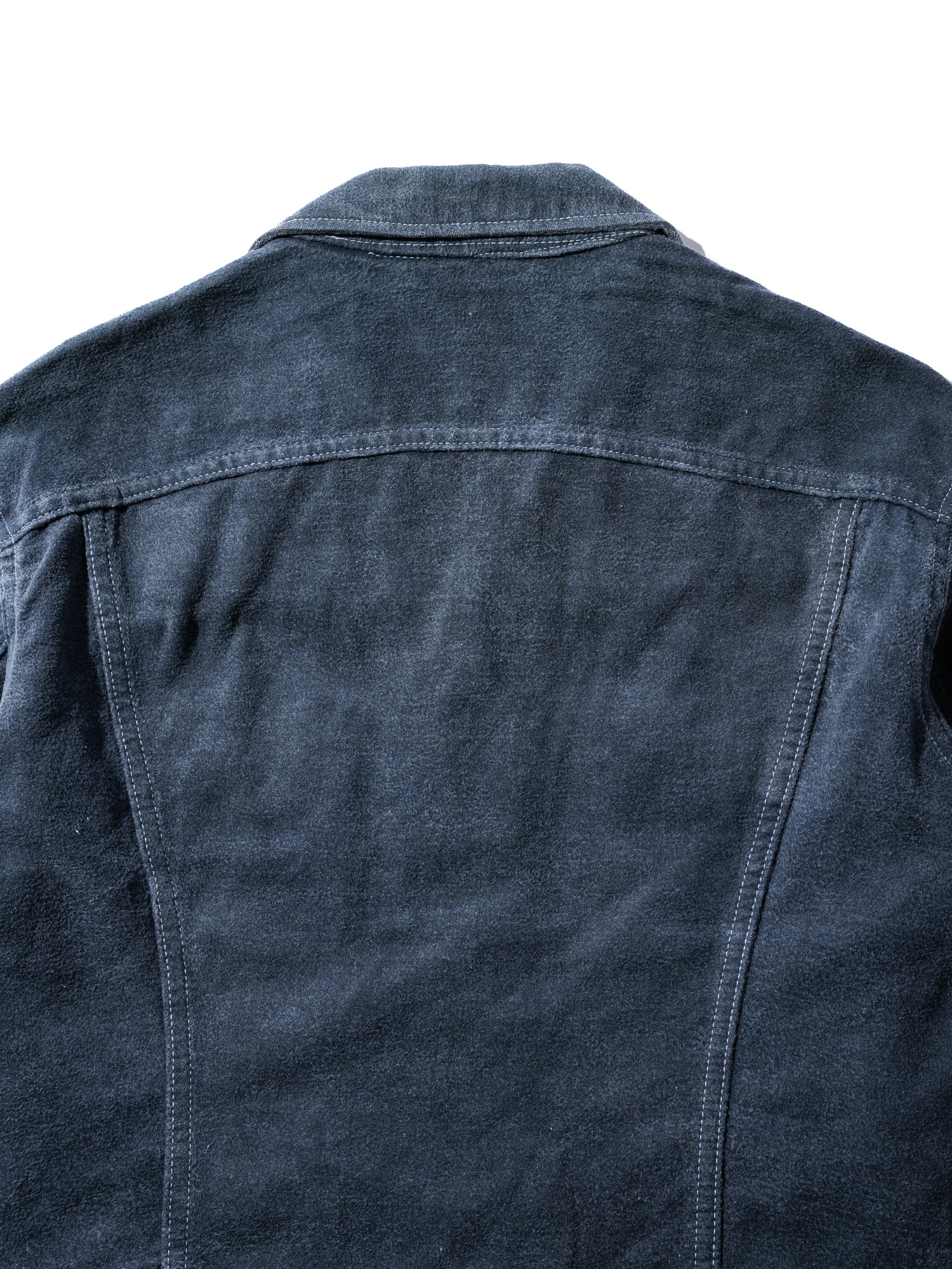 NorMo Vintage / 70's "LEE" RIDERS COTTON SUEDE JK NVY