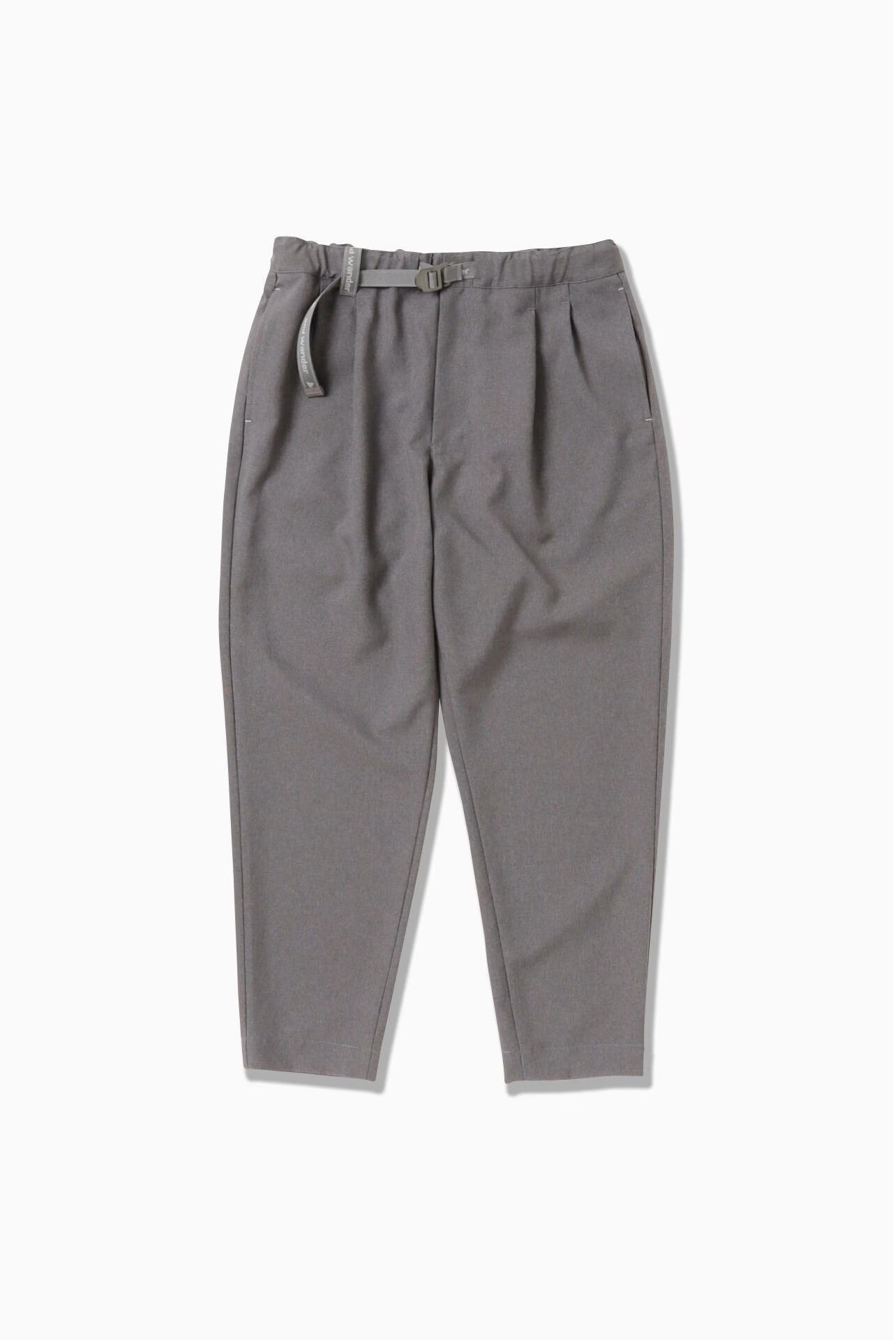 and wander / PE melange twill pants