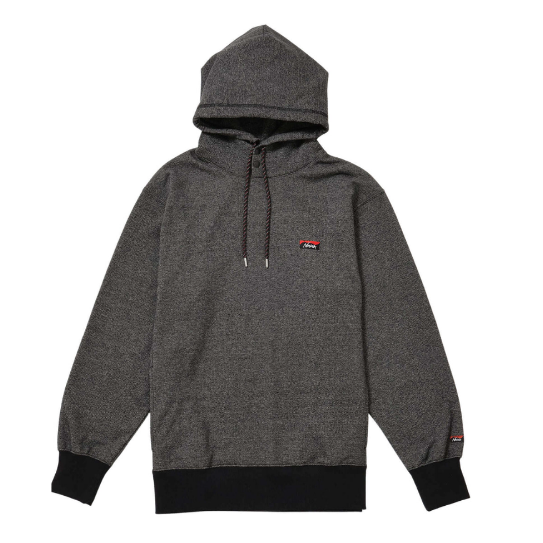 NANGA / ECO HYBRID MINI BOX LOGO EMBROIDERY SWEAT HOODIE