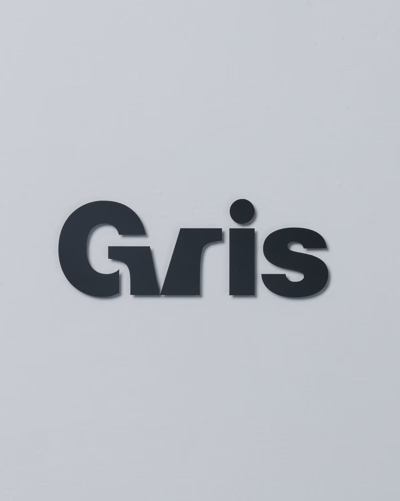 Gris / GRIS LOGOTYPE STICKER