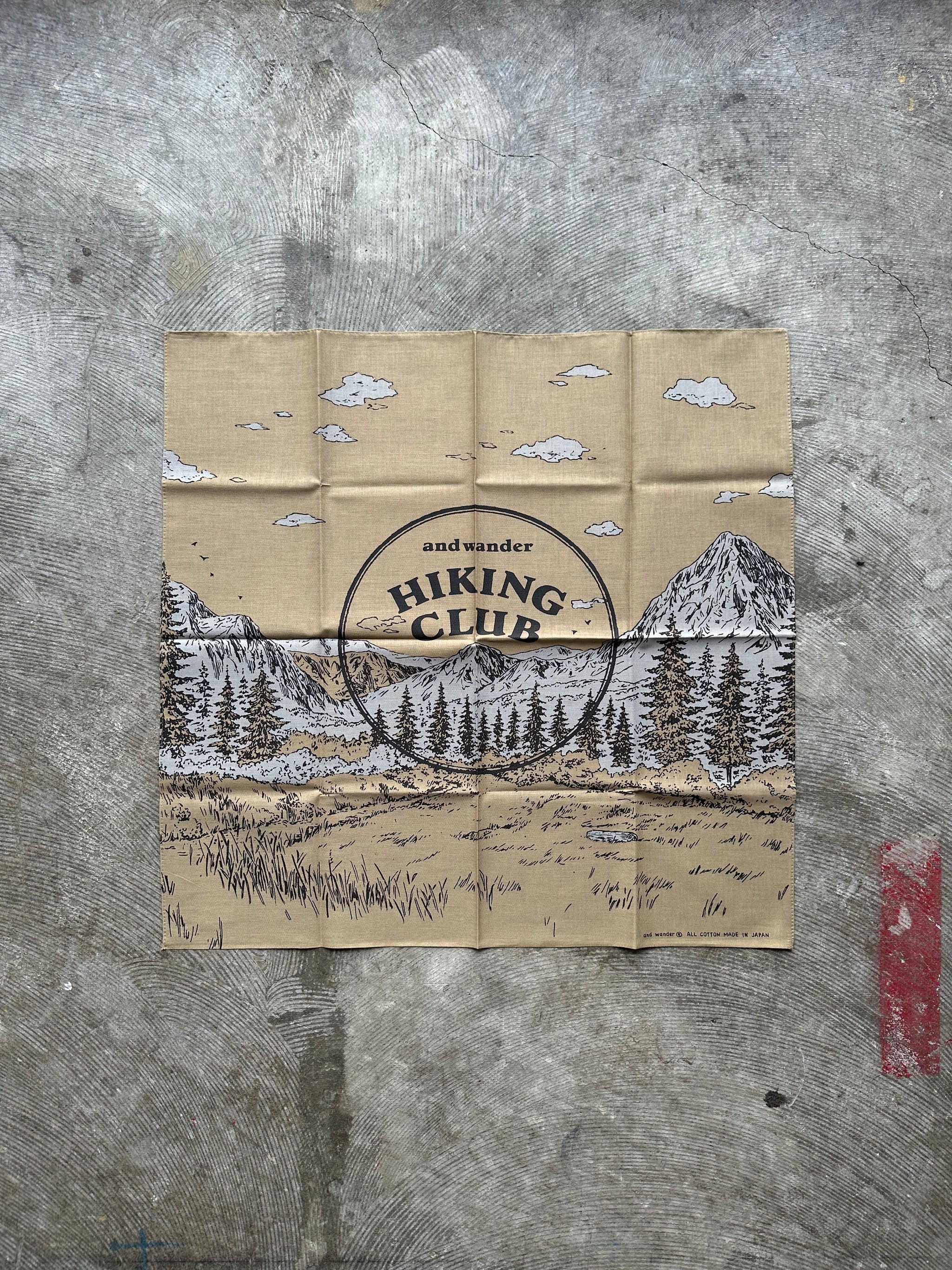 and wander / hiking club bandanna