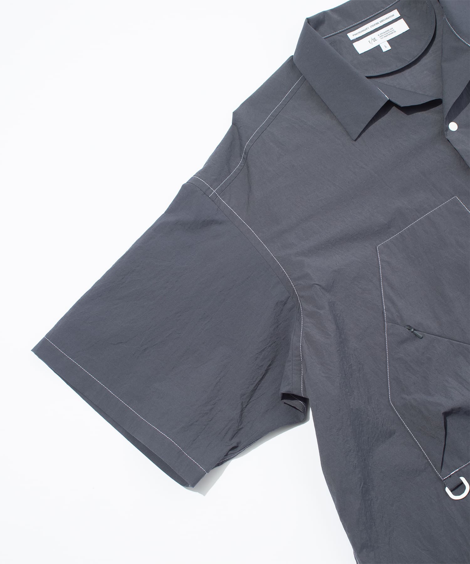 F/CE. / LIGHT WEIGHT OPEN COLLAR SHIRT