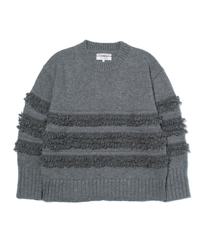 F/CE. / DUAL TEXTURE SHIFTED LINES KNIT