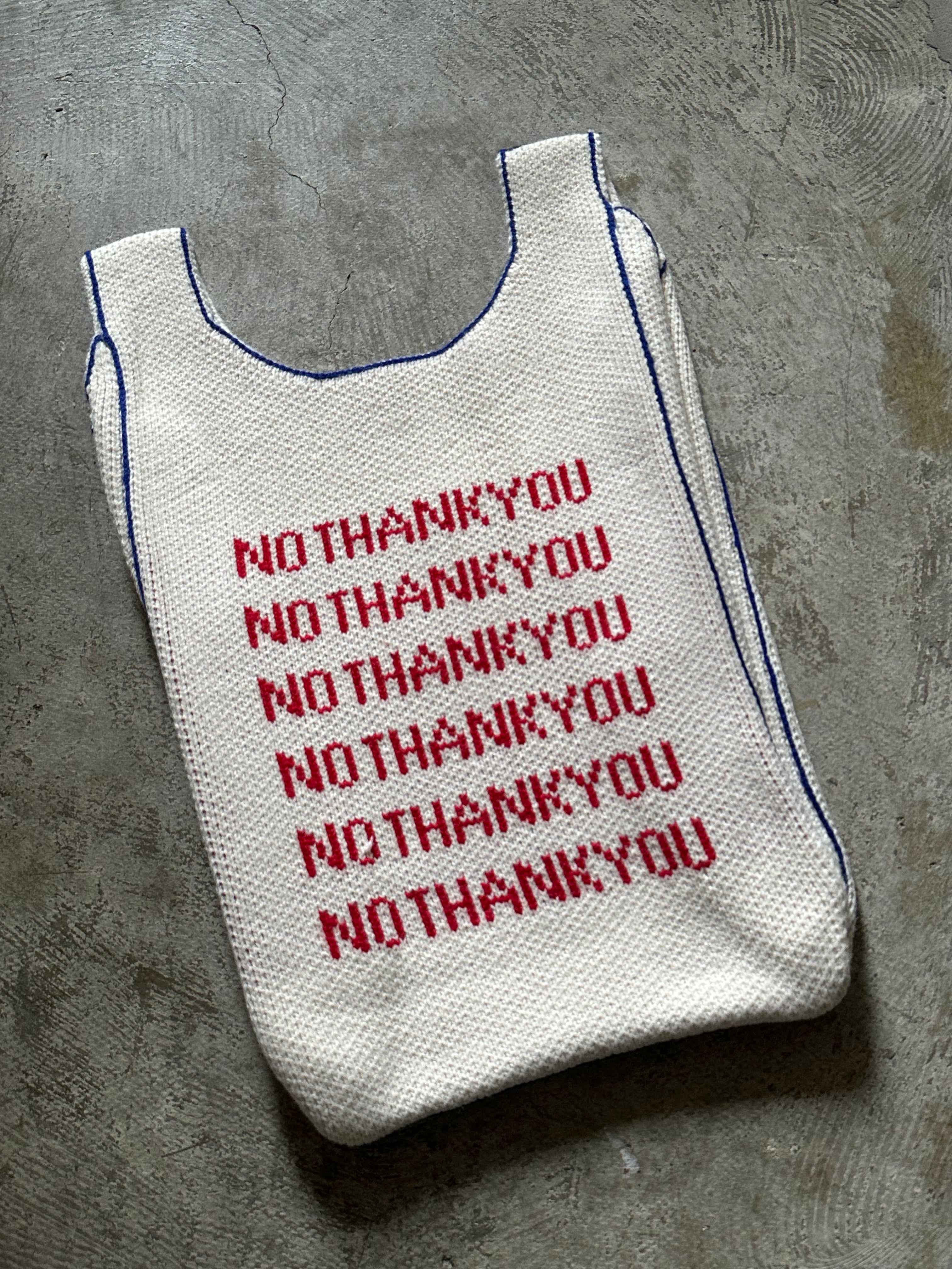 SON OF THE CHEESE / NO THANK YOU KNIT BAG