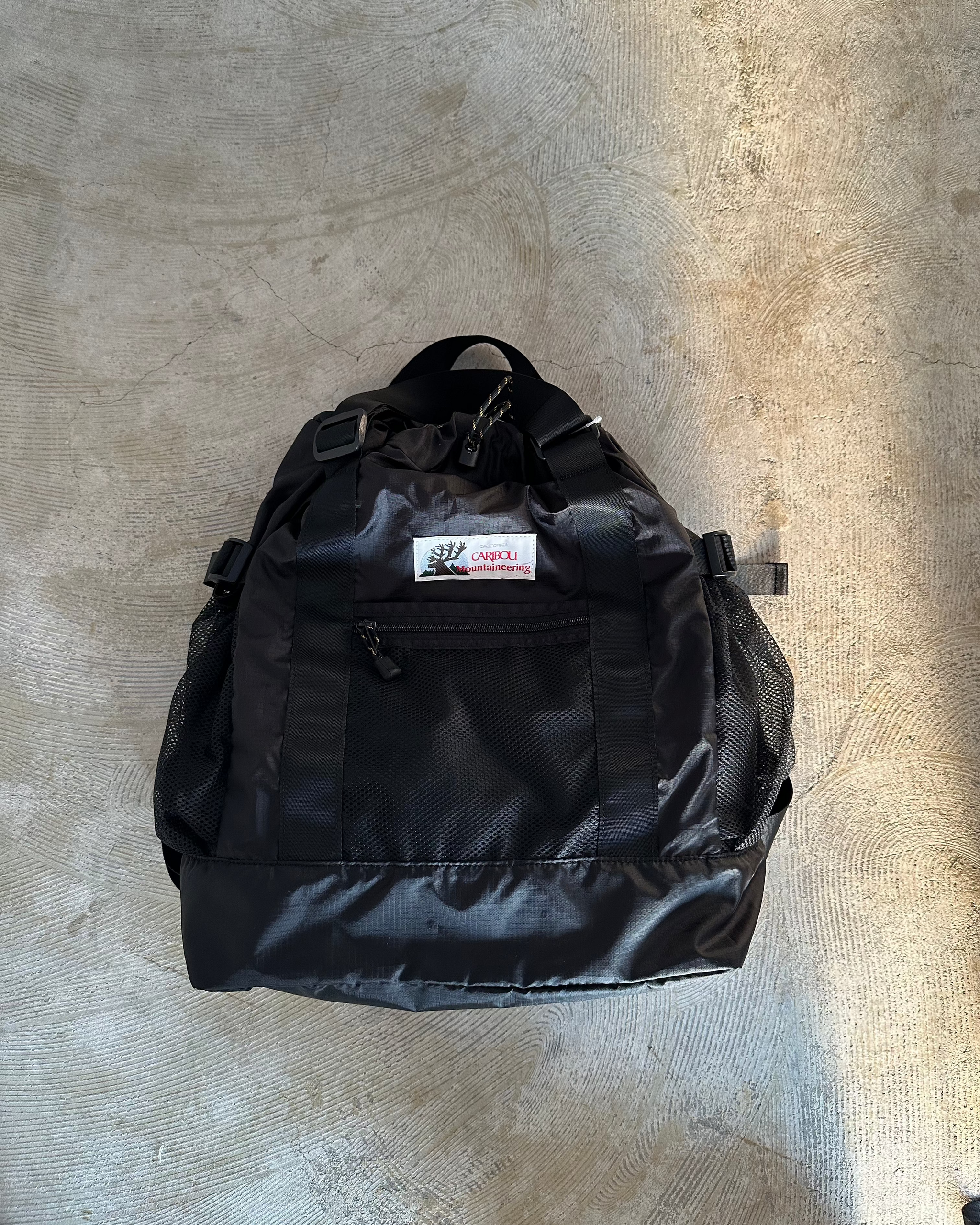 CARIBOU MOUNTAINEERING / LIGHT WEIGHT PACK TOTE　BLACK