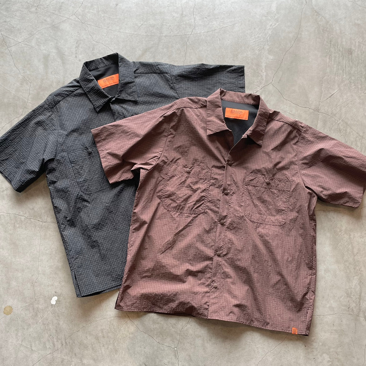 UNIVERSAL OVERALL  / UNWIND SHIRT DRY CHECK