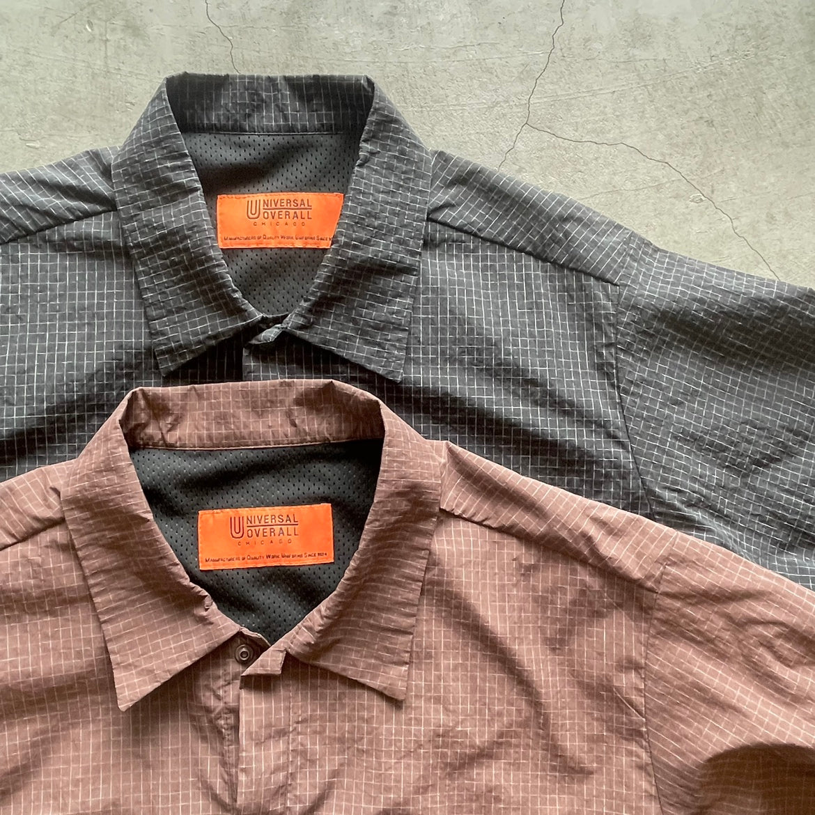 UNIVERSAL OVERALL  / UNWIND SHIRT DRY CHECK