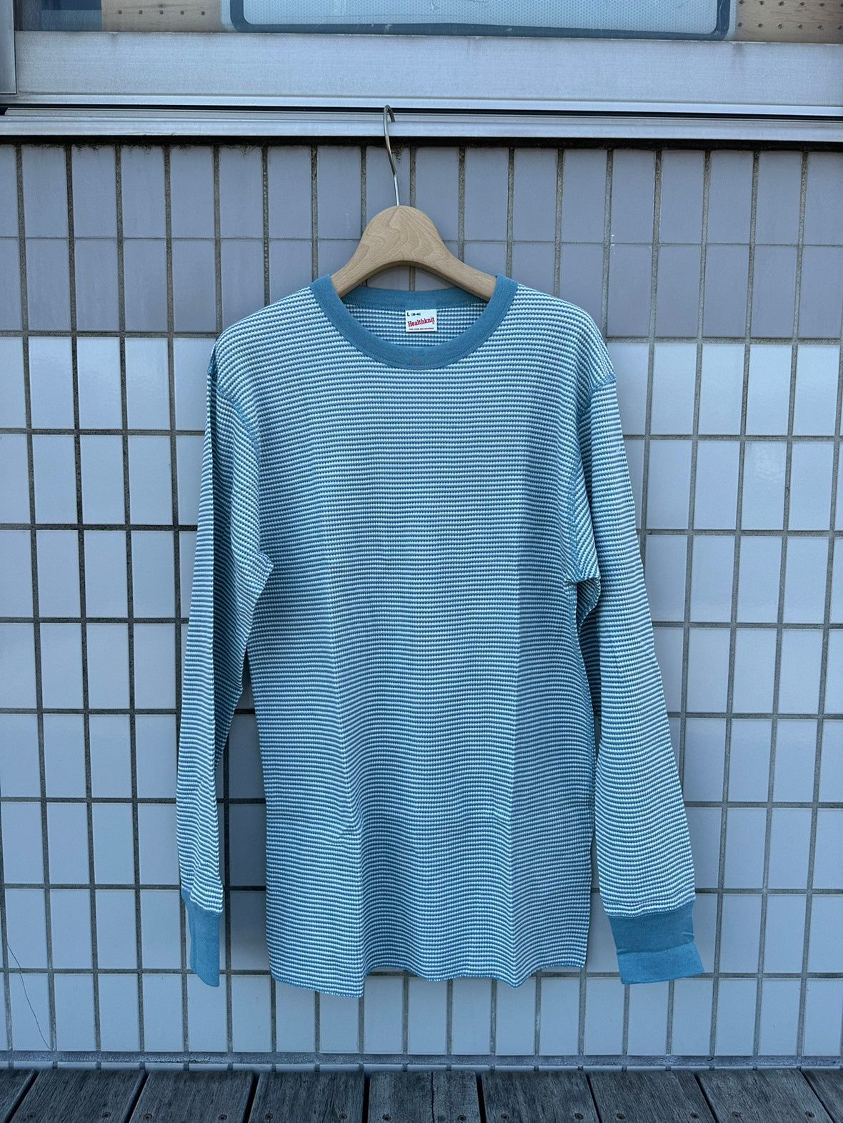 Healthknit / Batic waffle crewneck L/S