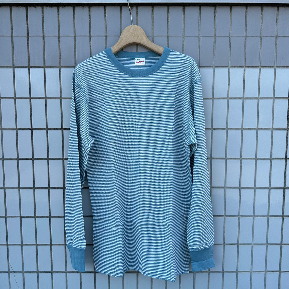 Healthknit / Batic waffle crewneck L/S