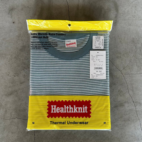 Healthknit / Batic waffle crewneck L/S