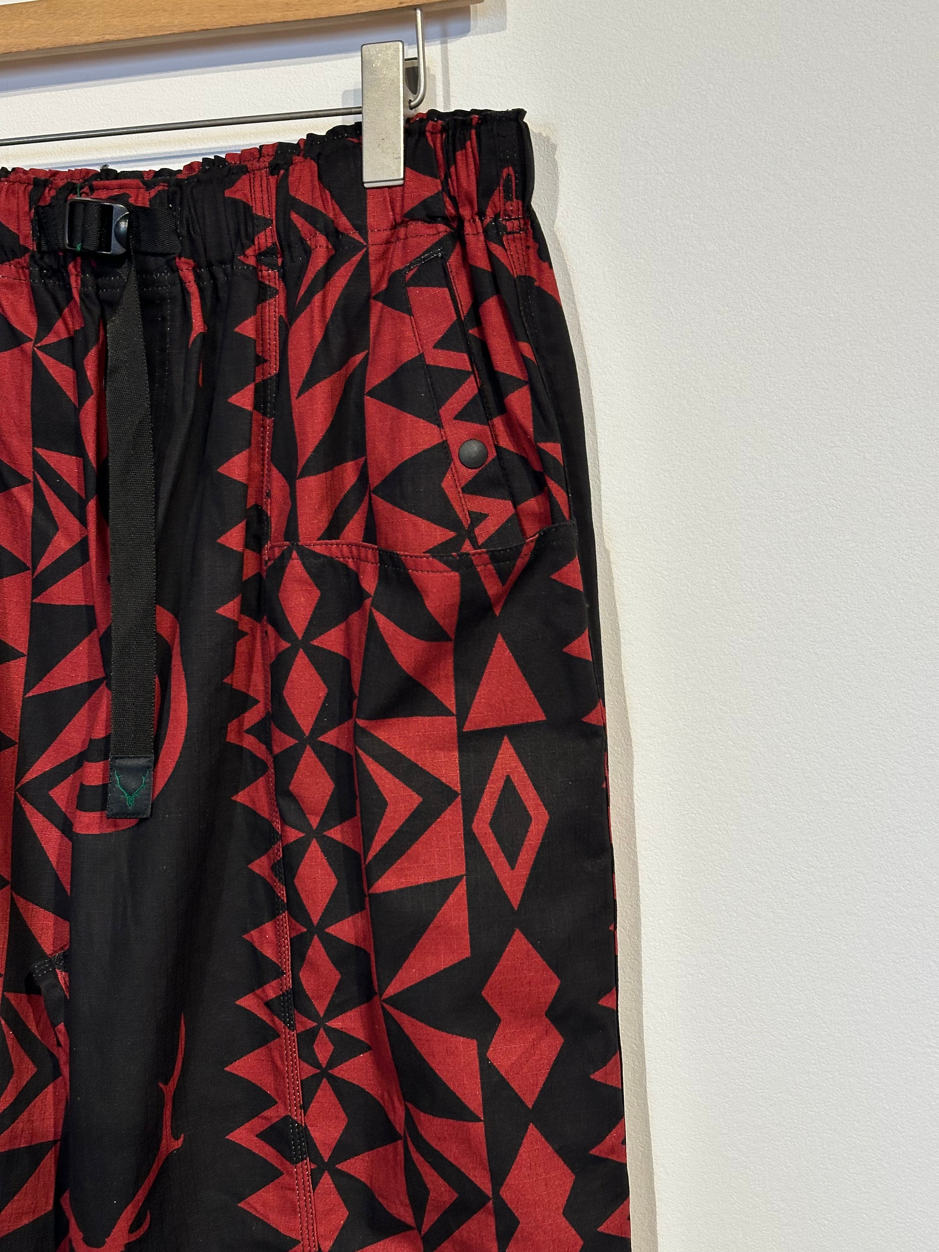 South2west8 / Belted C.S.Pant - Cotton Ripstop / Printed