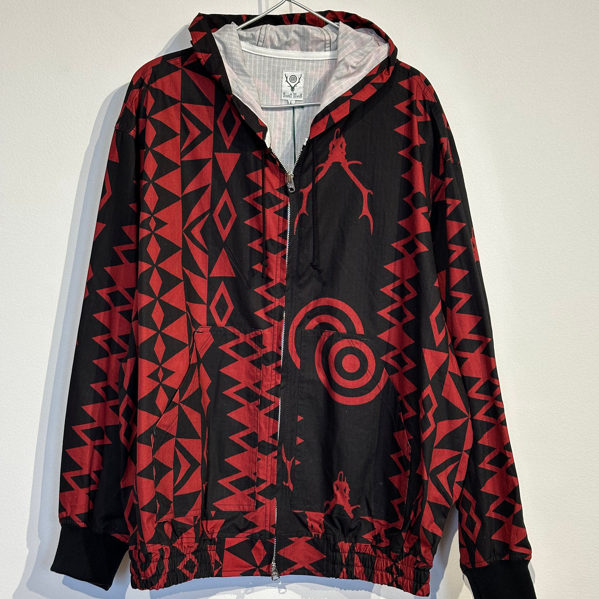 South2west8 / Zipped Work Hoody - Cotton Ripstop / Printed – NorMo