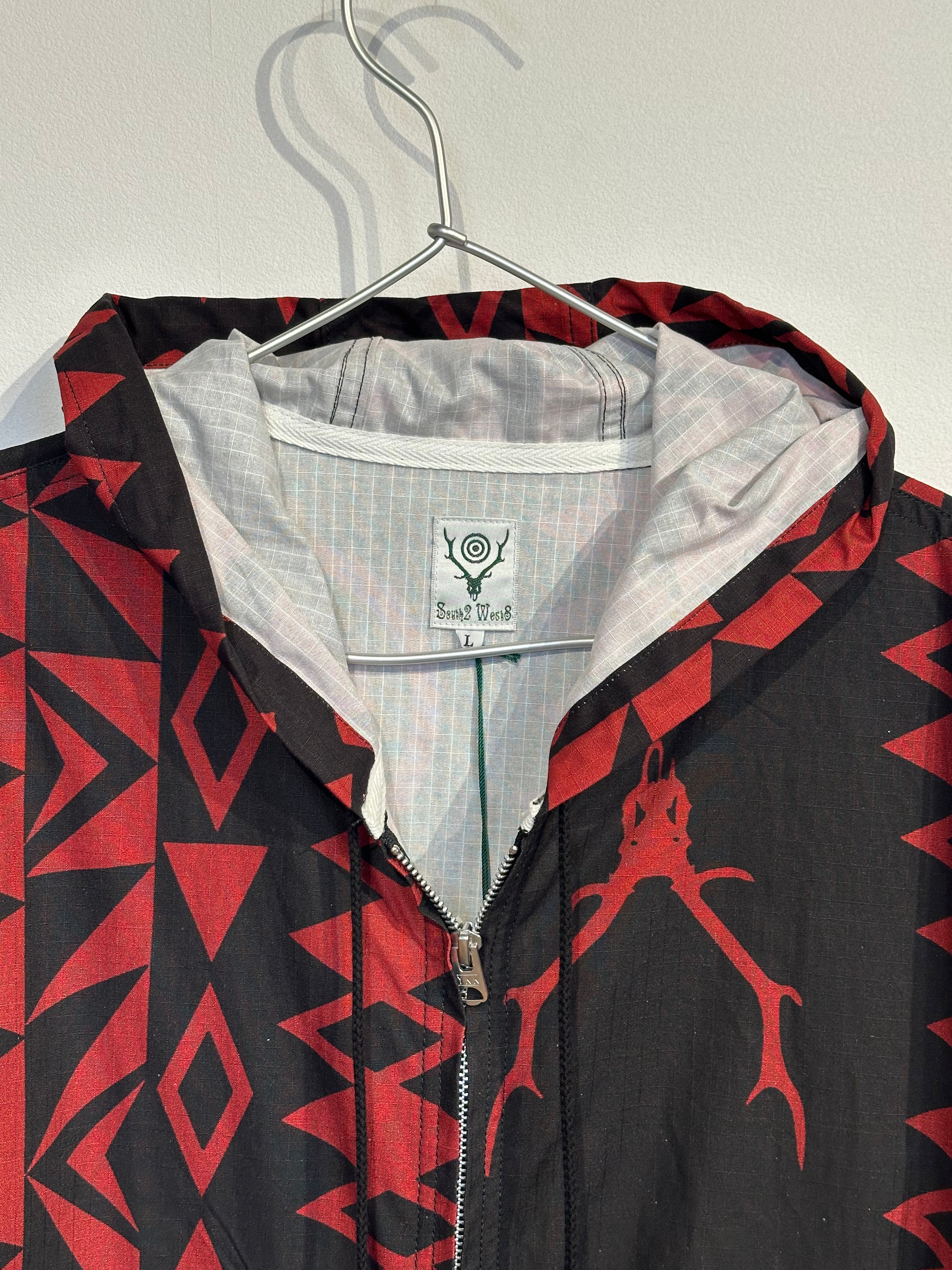 South2west8 / Zipped Work Hoody - Cotton Ripstop / Printed