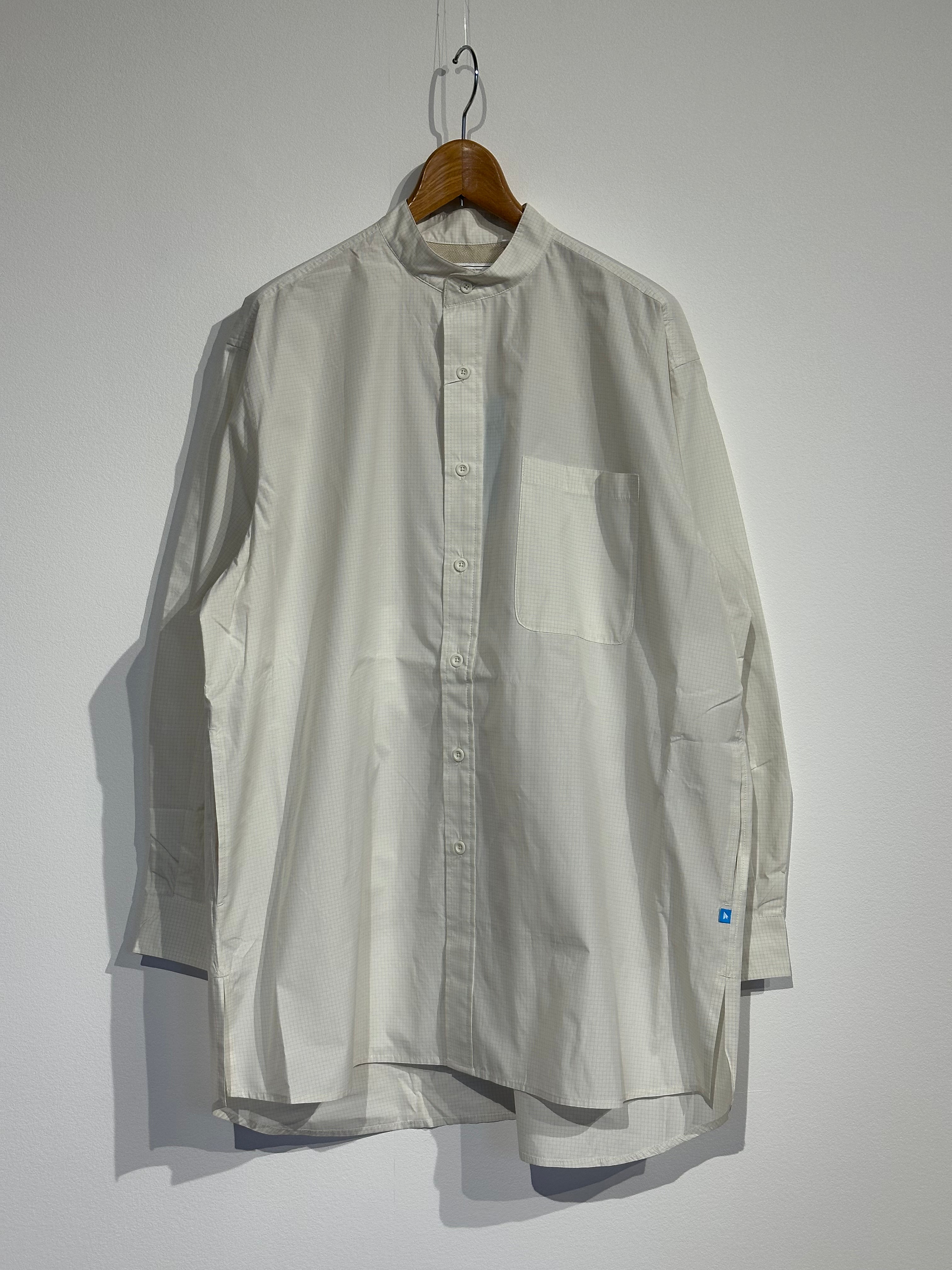 PAPERSKY / MAGAZINE CHECK LONG BIG SHIRT