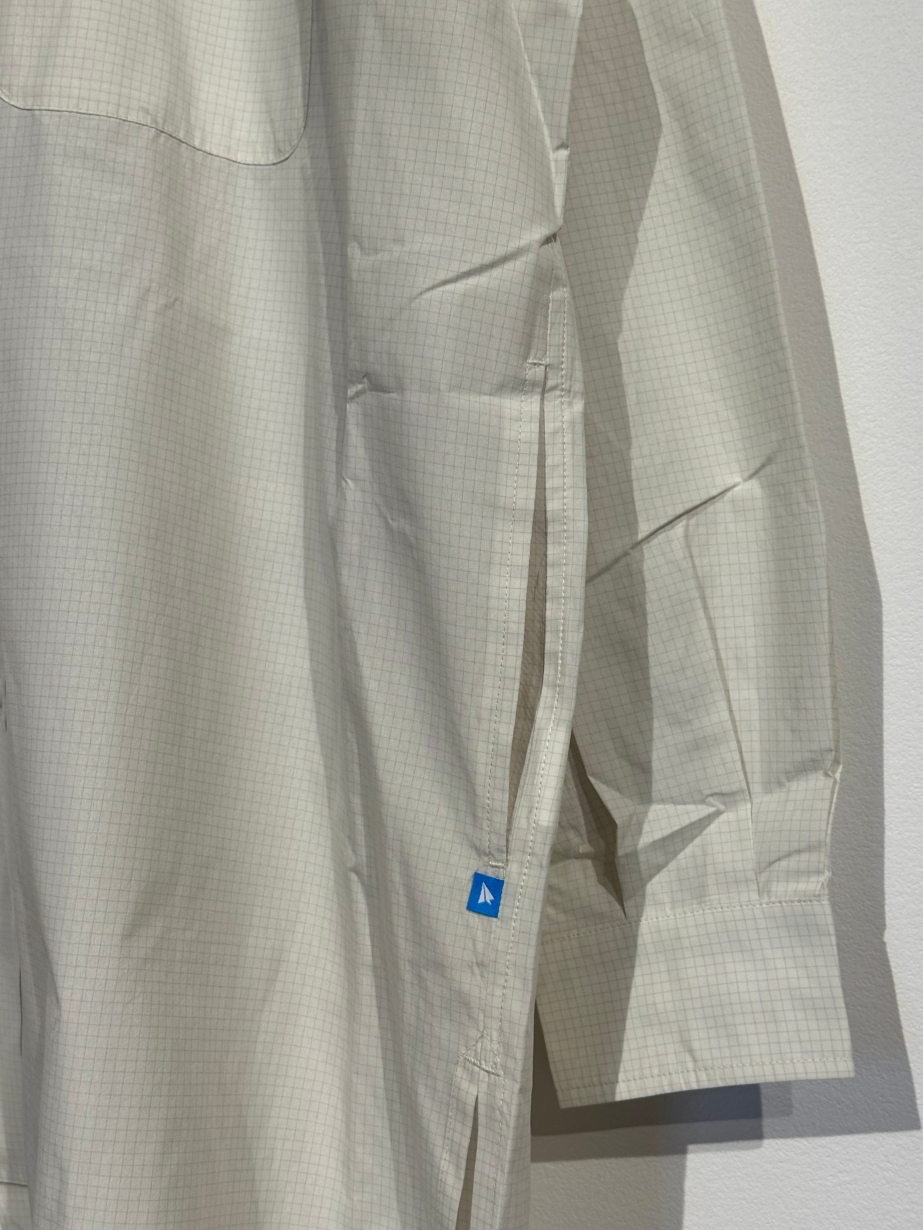 PAPERSKY / MAGAZINE CHECK LONG BIG SHIRT