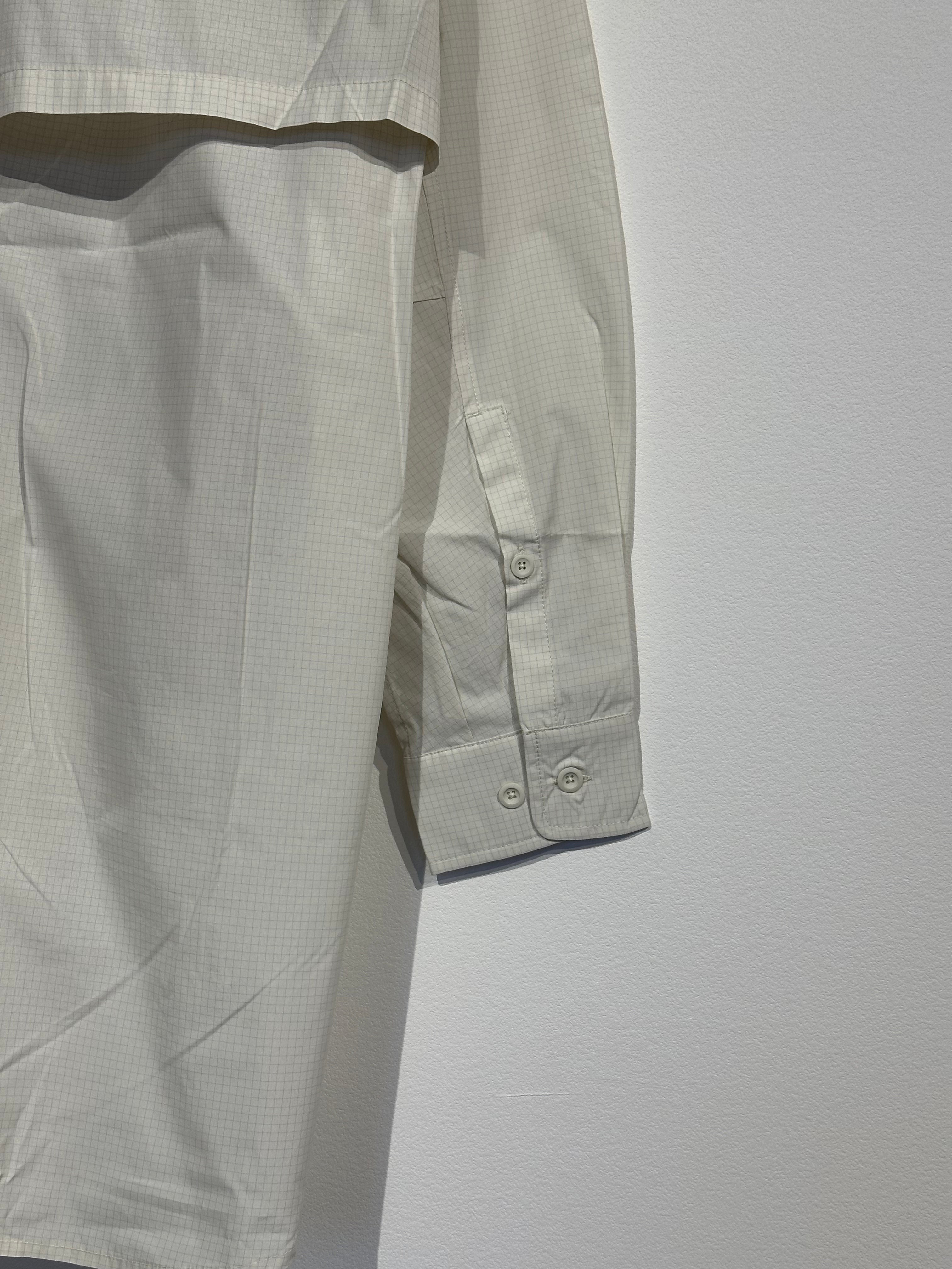 PAPERSKY / MAGAZINE CHECK LONG BIG SHIRT