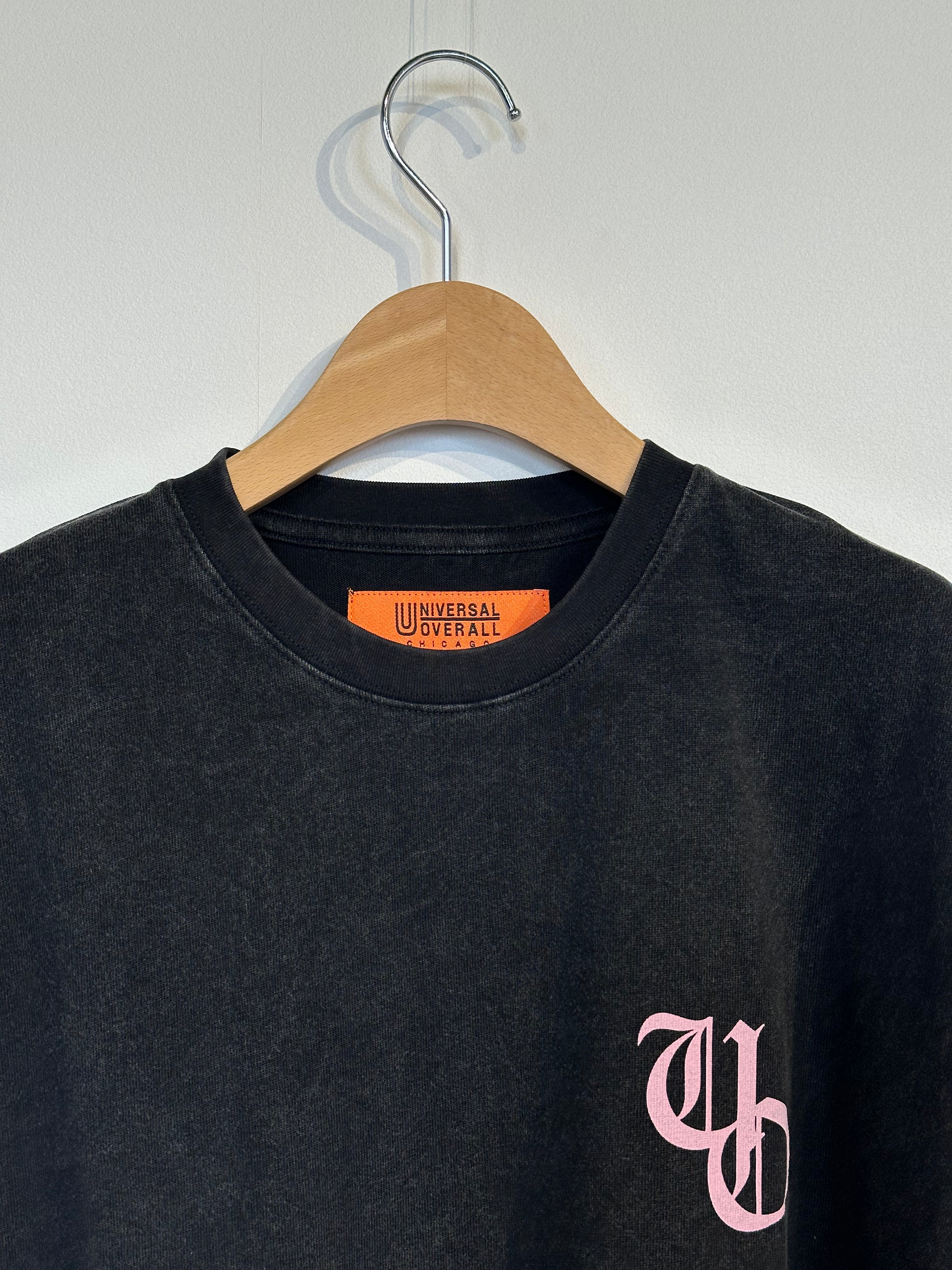 UNIVERSAL OVERALL / OE LOGO BACK PRINT TEE_CHEMCIAL WASH