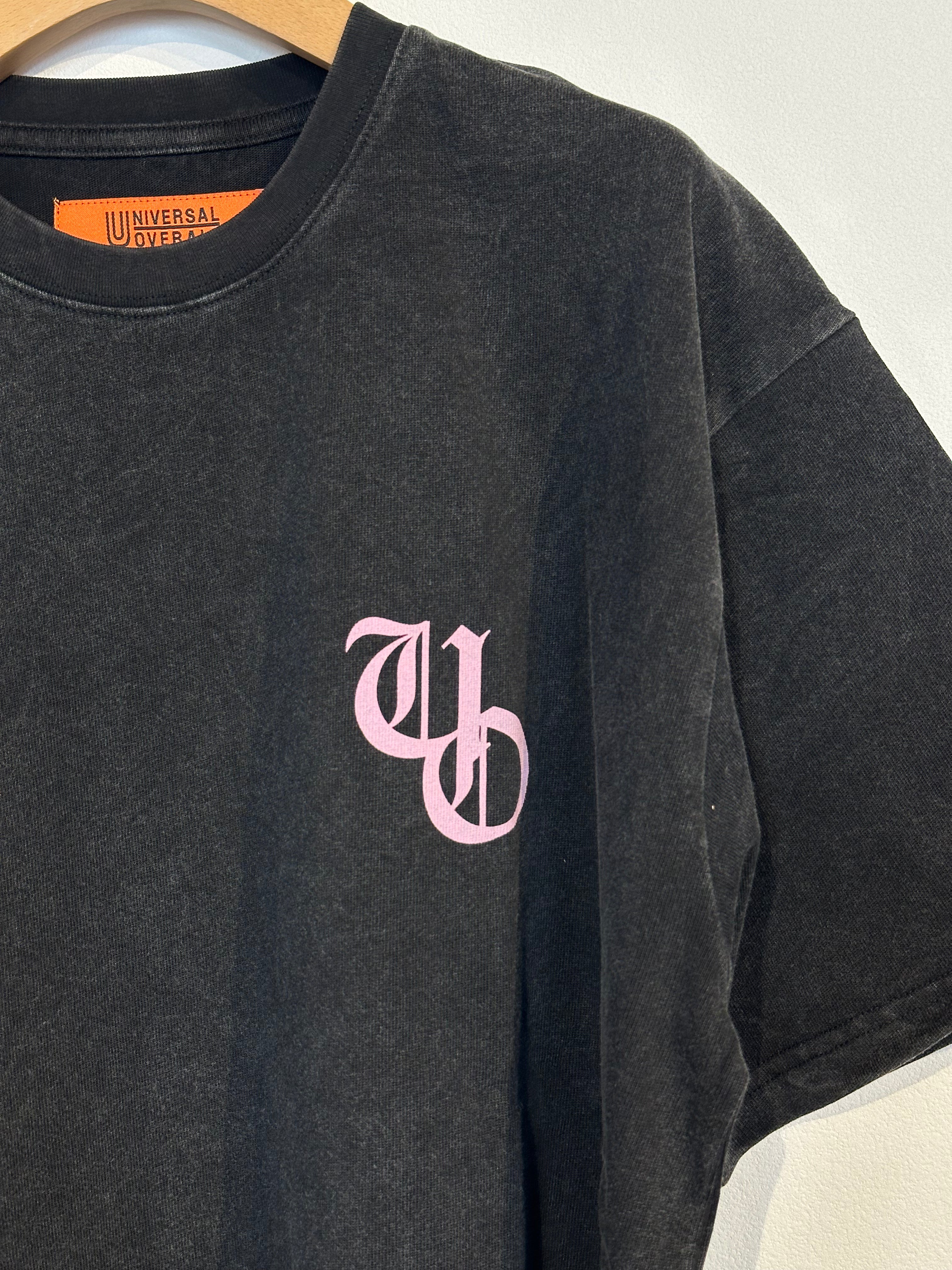 UNIVERSAL OVERALL / OE LOGO BACK PRINT TEE_CHEMCIAL WASH