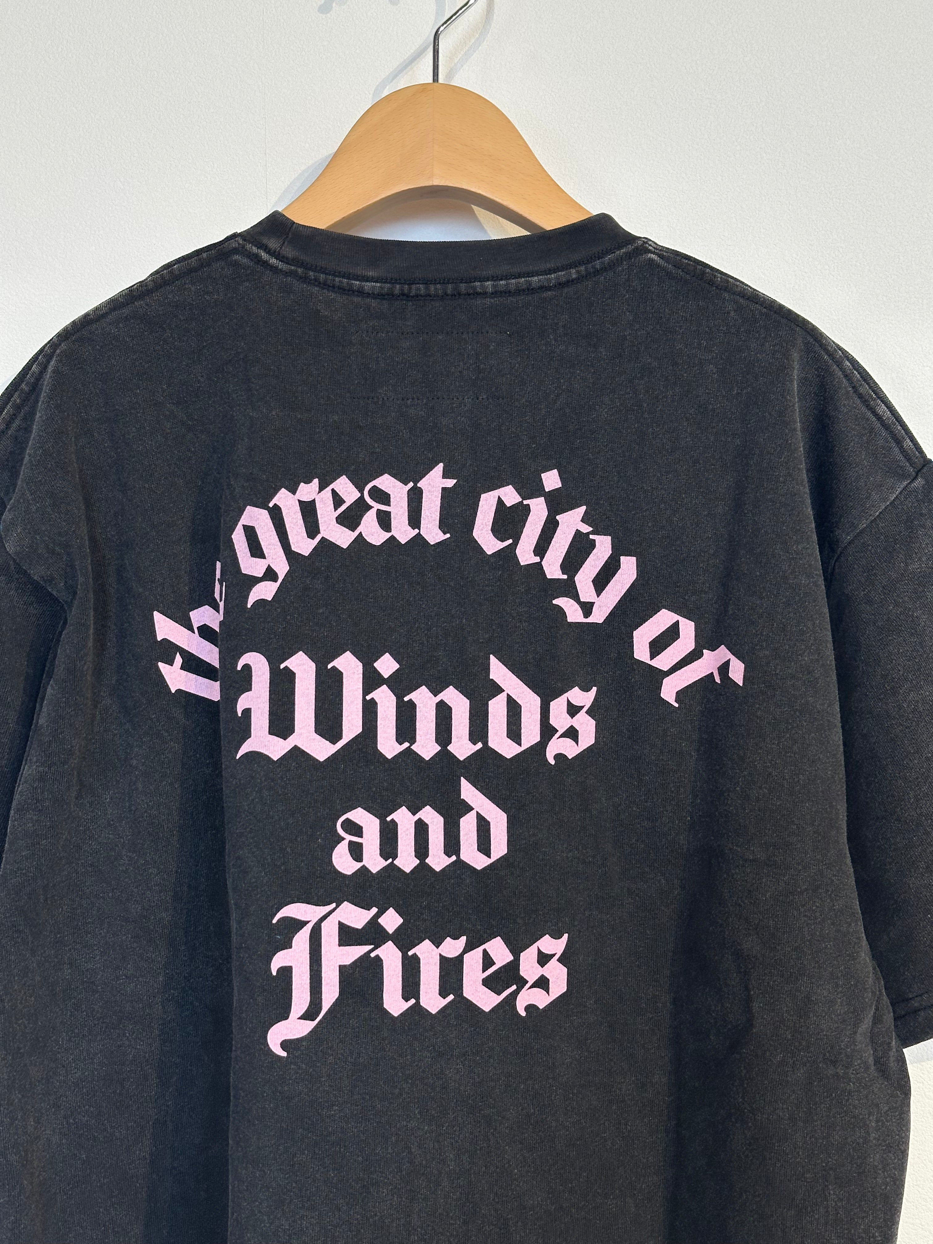 UNIVERSAL OVERALL / OE LOGO BACK PRINT TEE_CHEMCIAL WASH