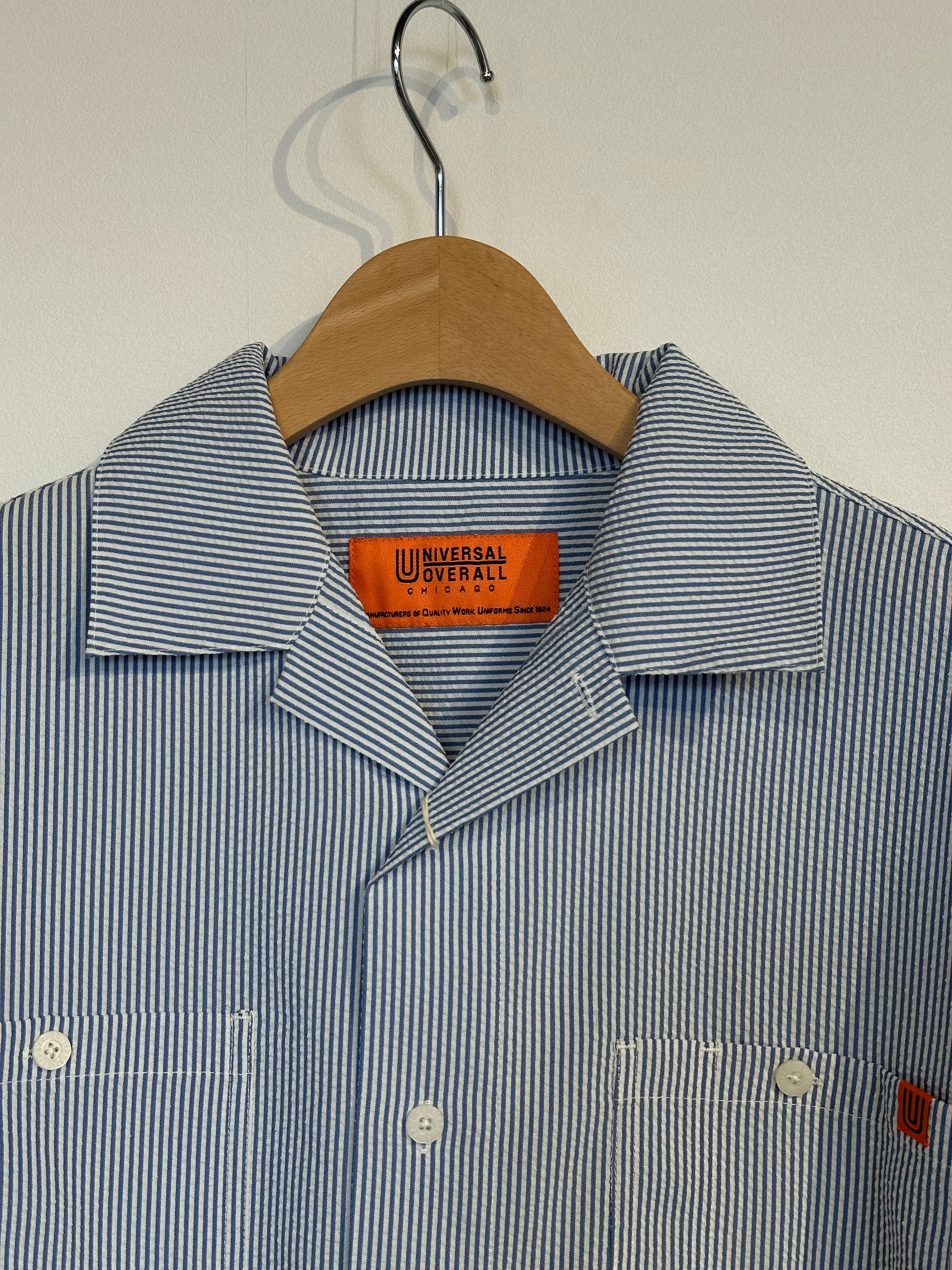 UNIVERSAL OVERALL / OPEN COLLAR S/S WORK SHIRT