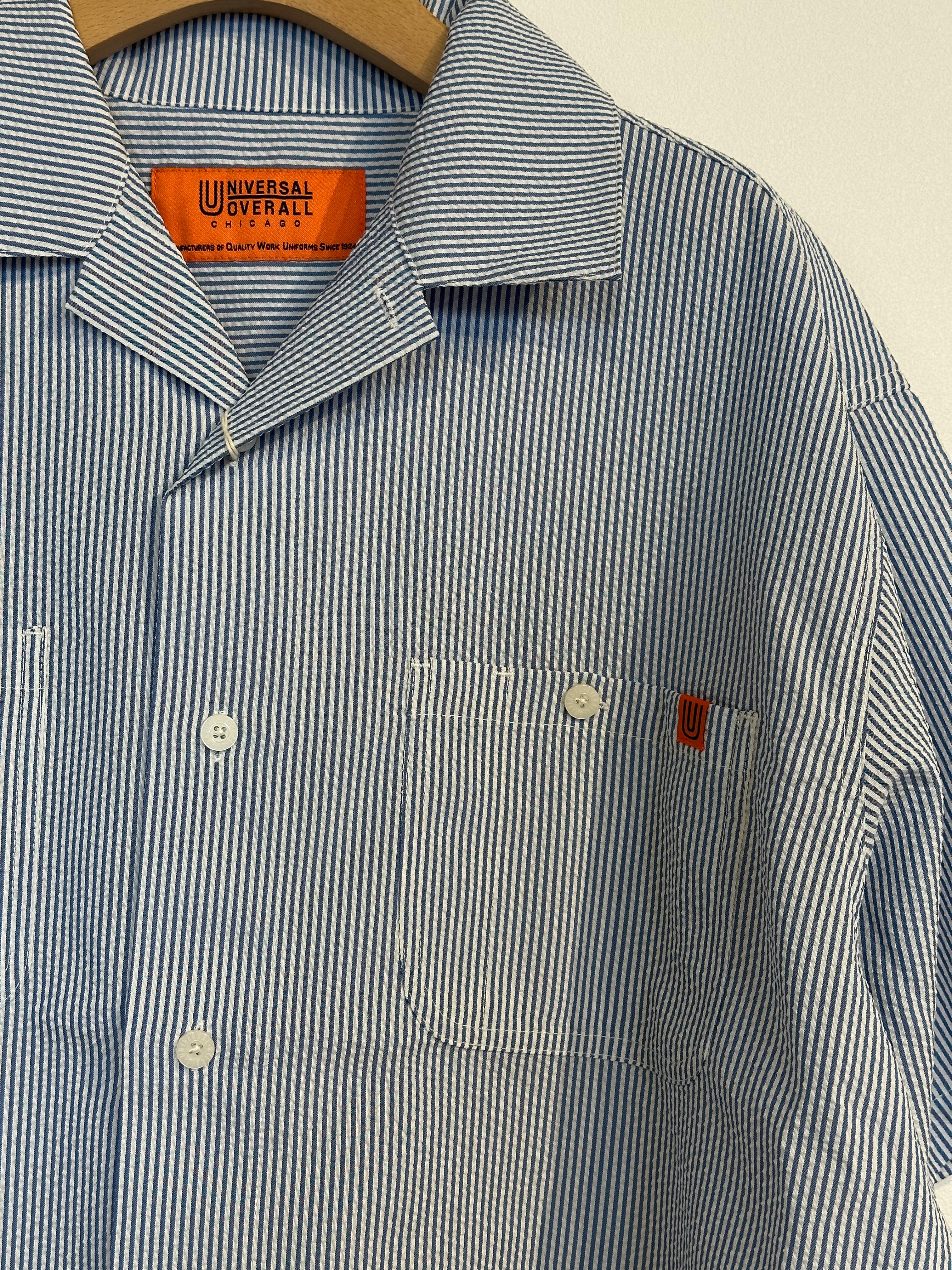 UNIVERSAL OVERALL / OPEN COLLAR S/S WORK SHIRT