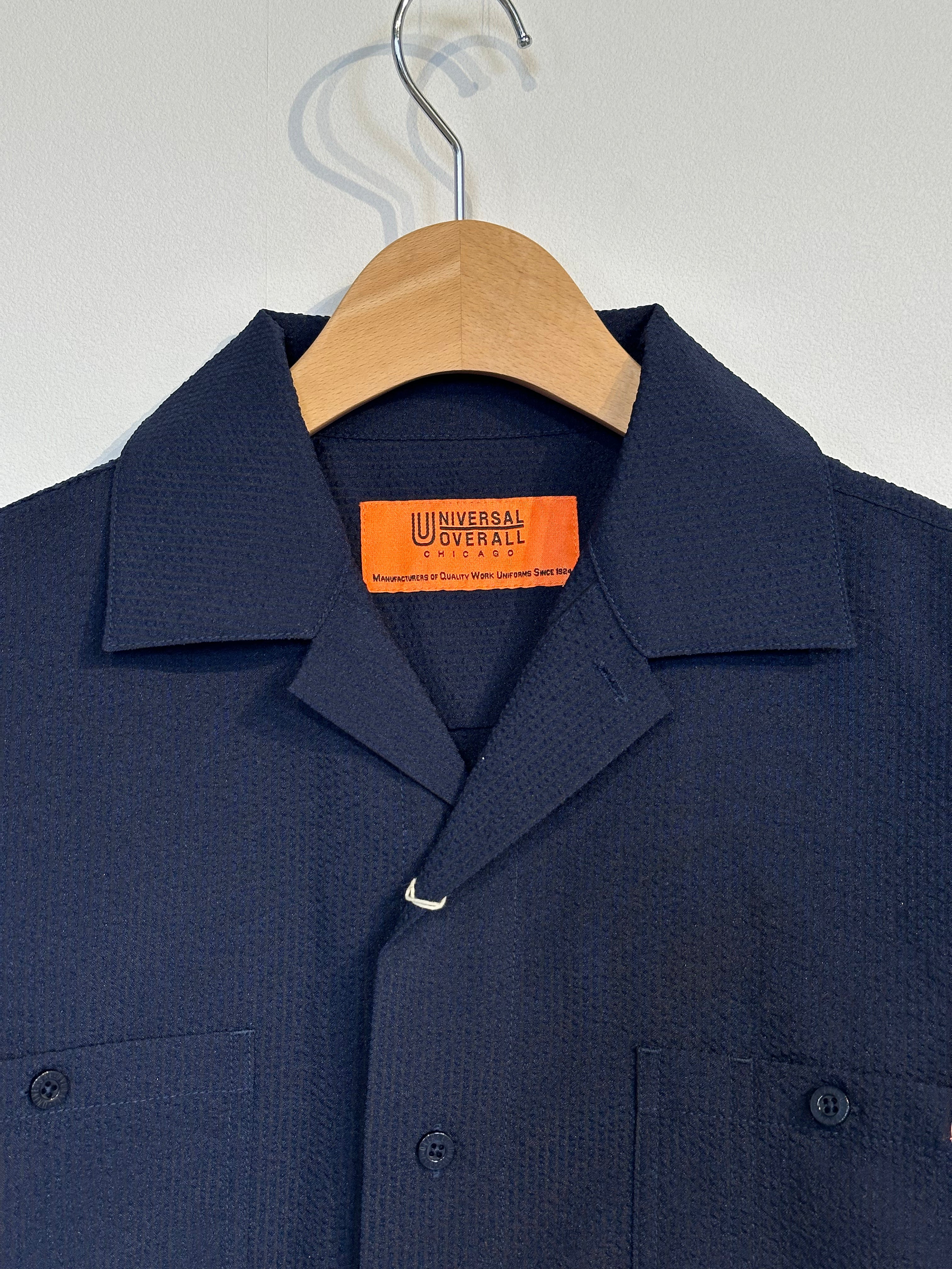 UNIVERSAL OVERALL / OPEN COLLAR S/S WORK SHIRT
