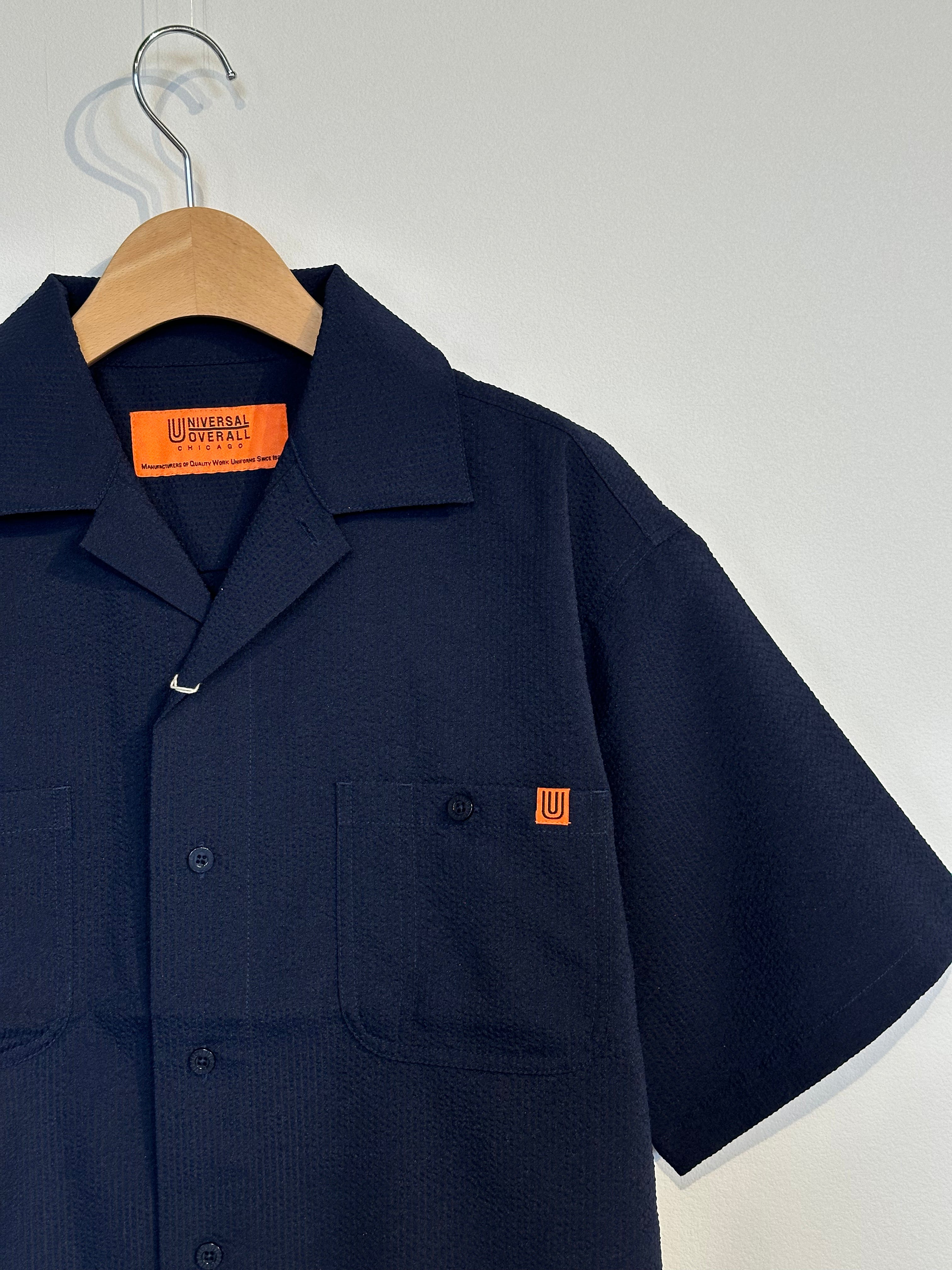UNIVERSAL OVERALL / OPEN COLLAR S/S WORK SHIRT