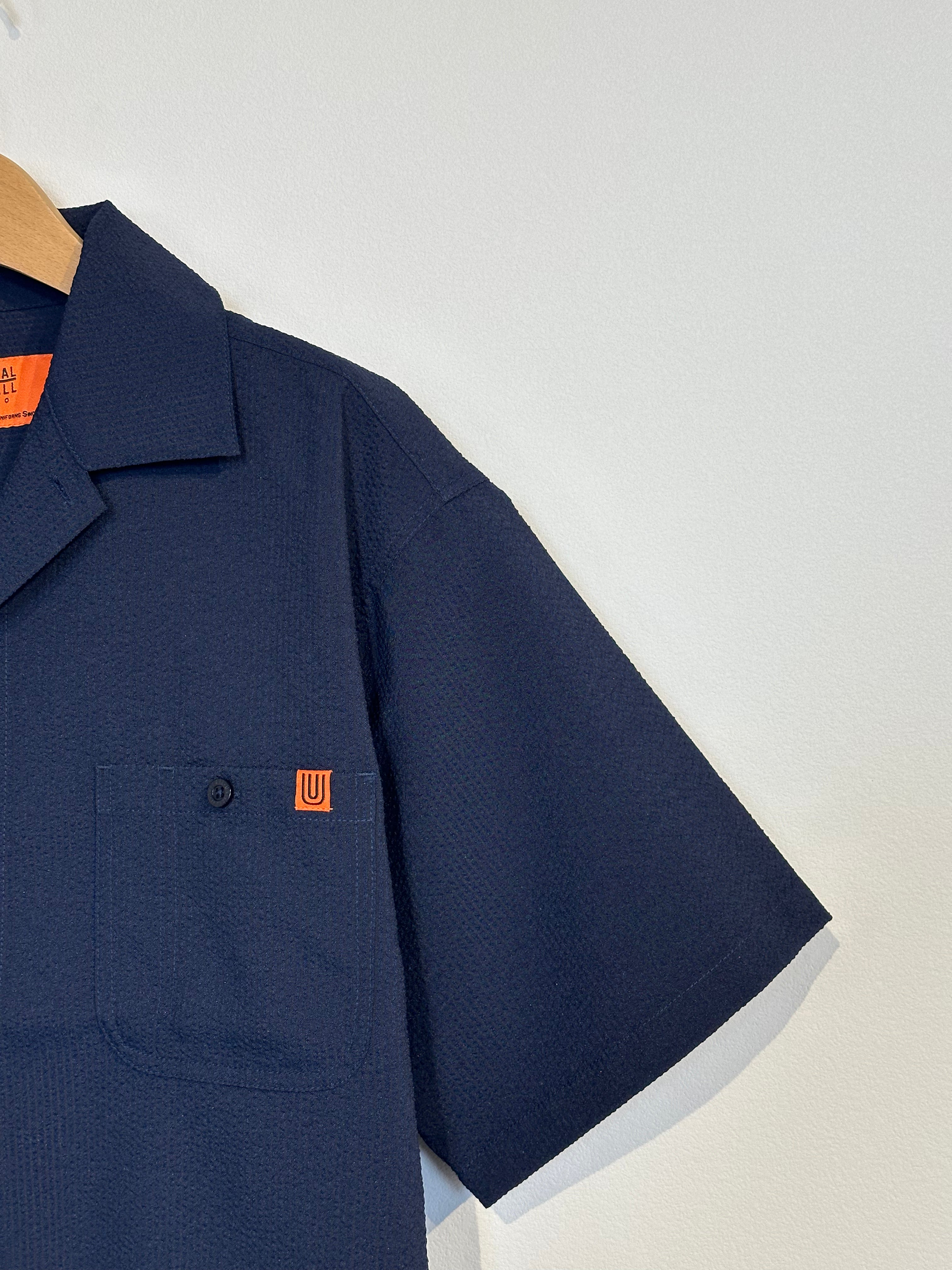 UNIVERSAL OVERALL / OPEN COLLAR S/S WORK SHIRT